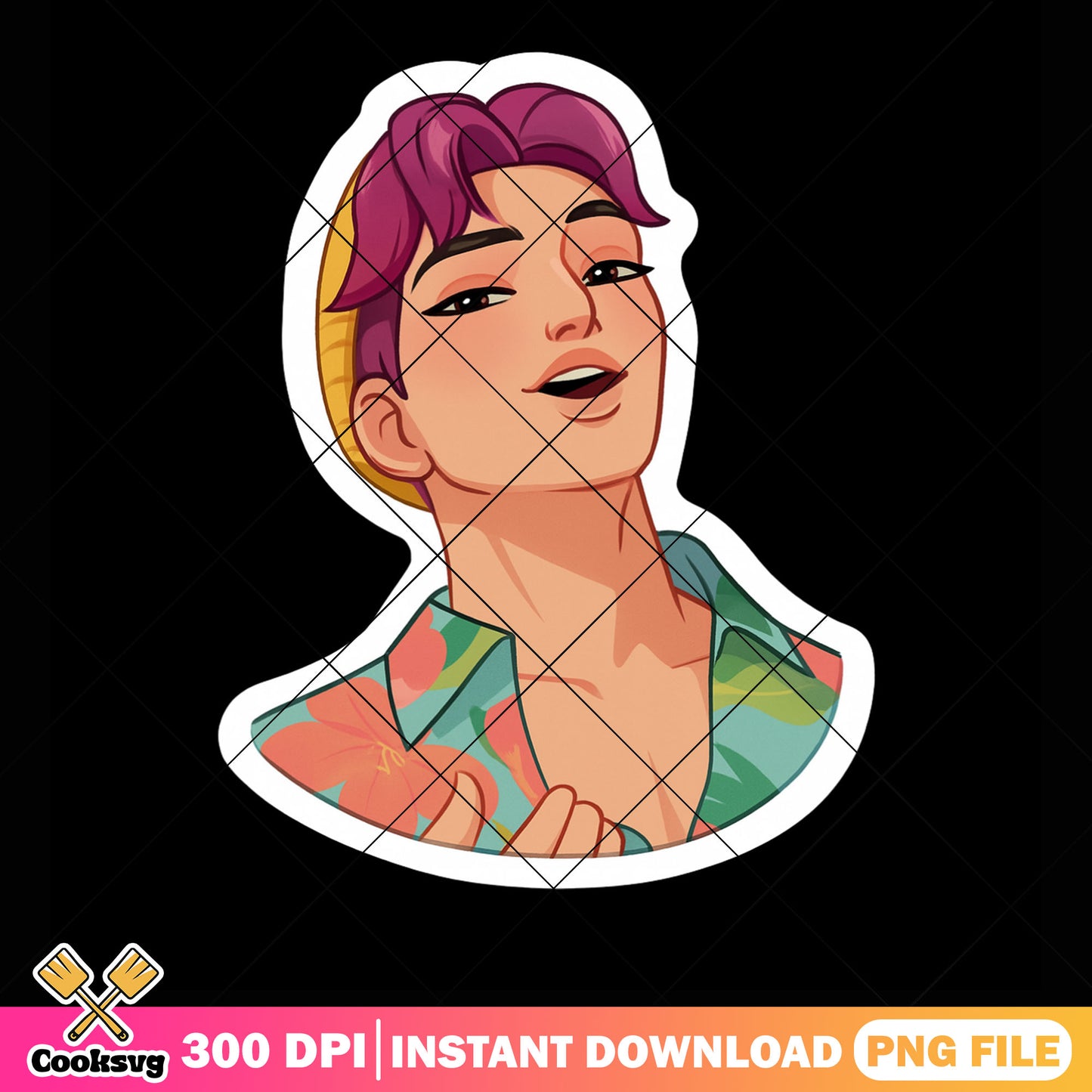 Abby saja boys png sticker, abby saja png, kpop netflix png