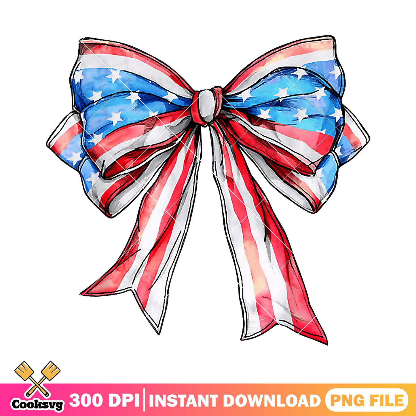 America x bow tie design png, america flag png, bow tie america png