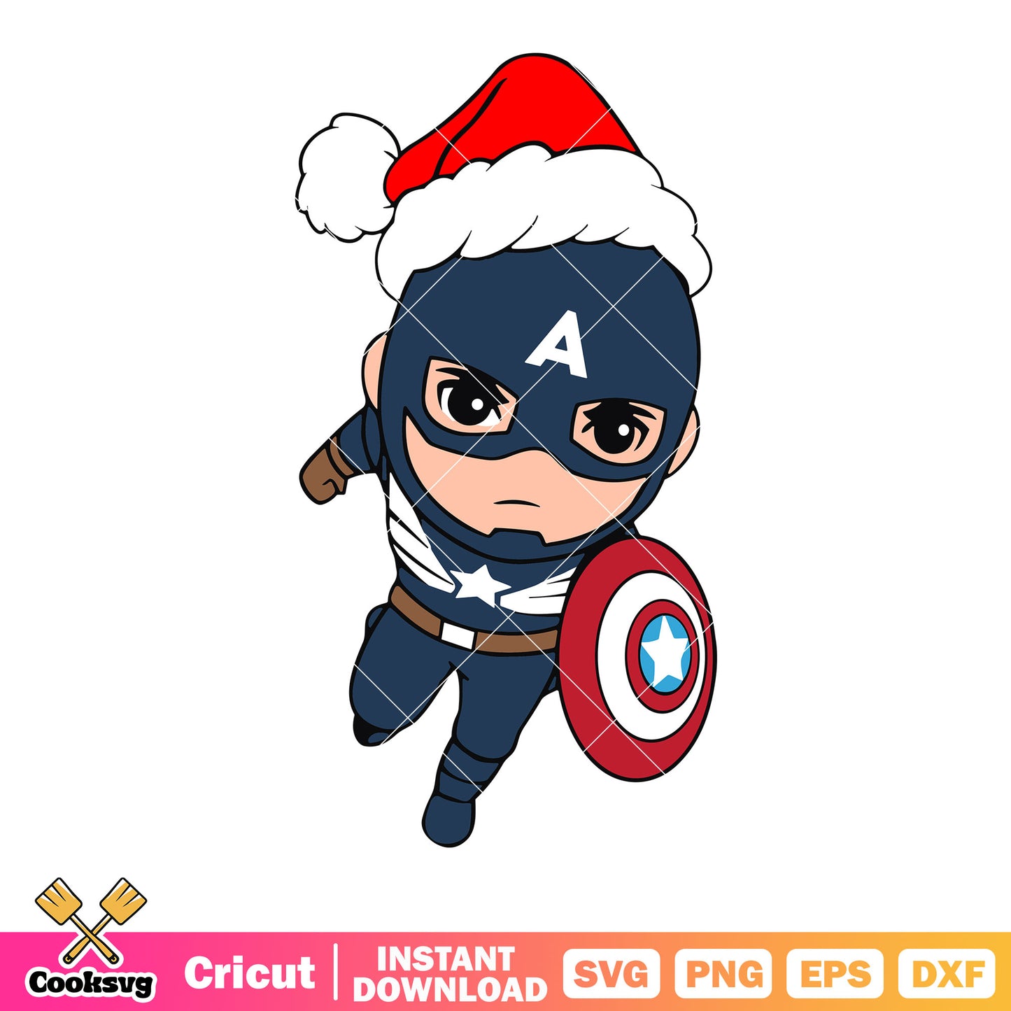 Baby Captain america svg, santa claus hat svg, my christmas hero svg