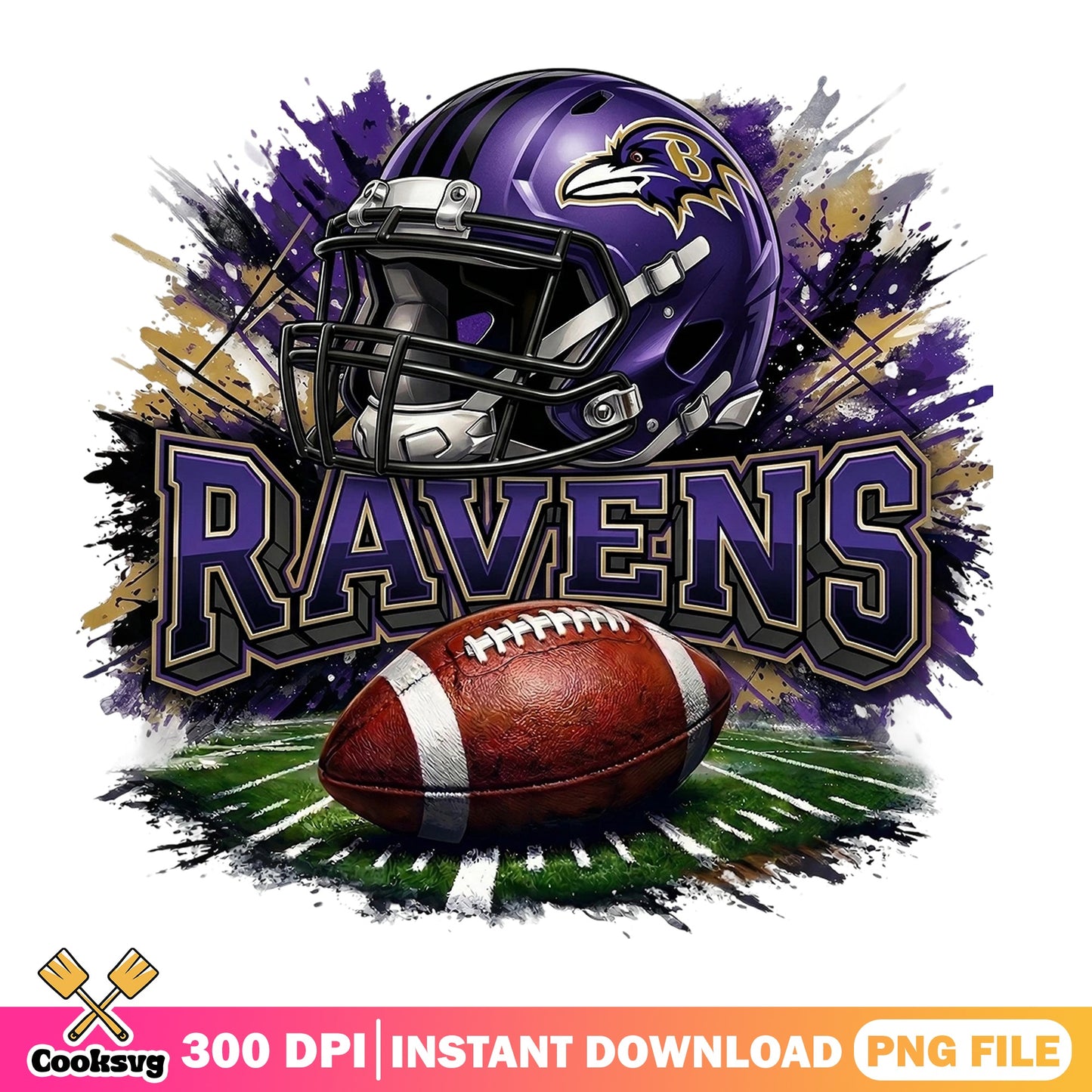 Baltimore Ravens Football Helmet PNG, Ravens NFL PNG, Football PNG