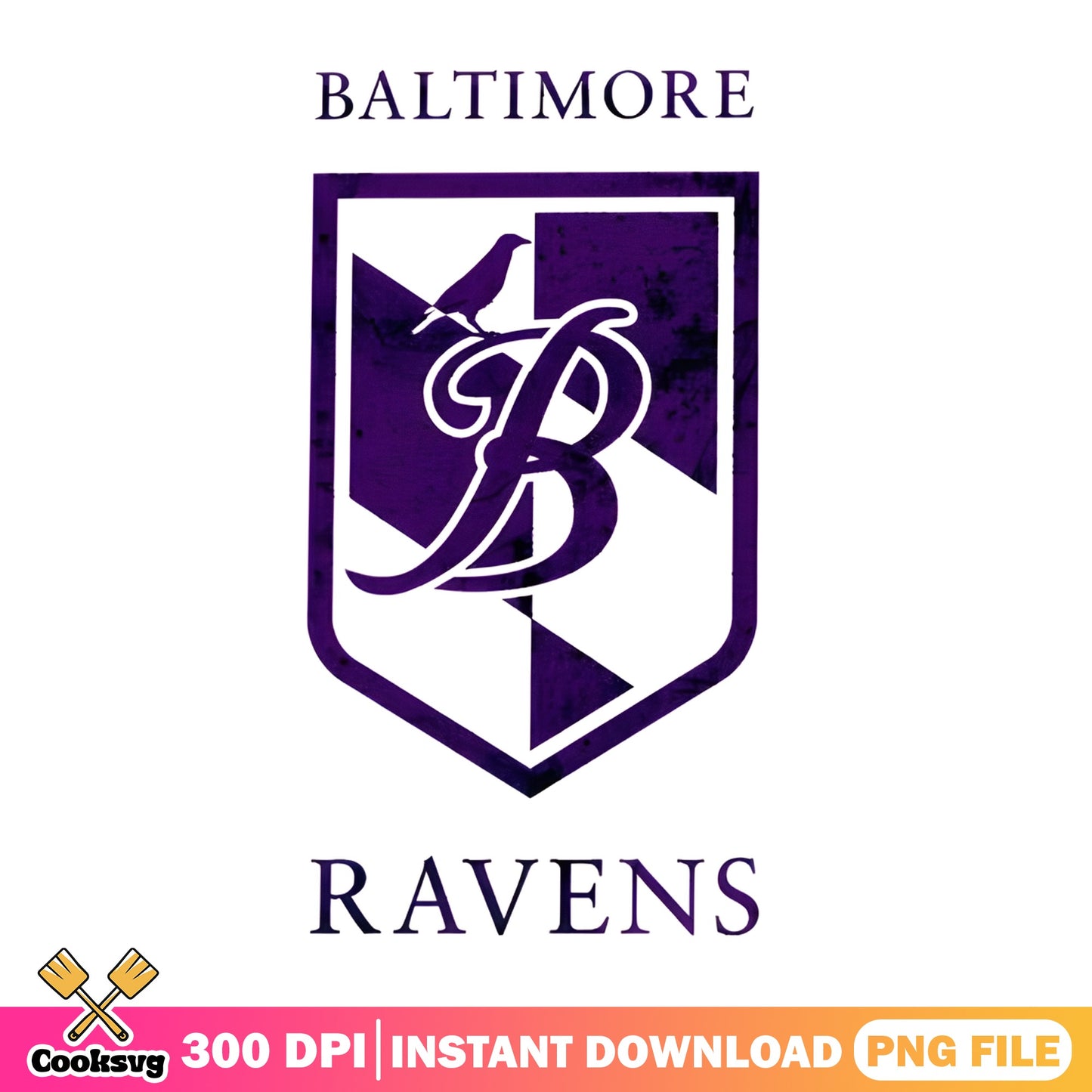 Baltimore Ravens PNG, NFL Football Team, Ravens Logo PNG