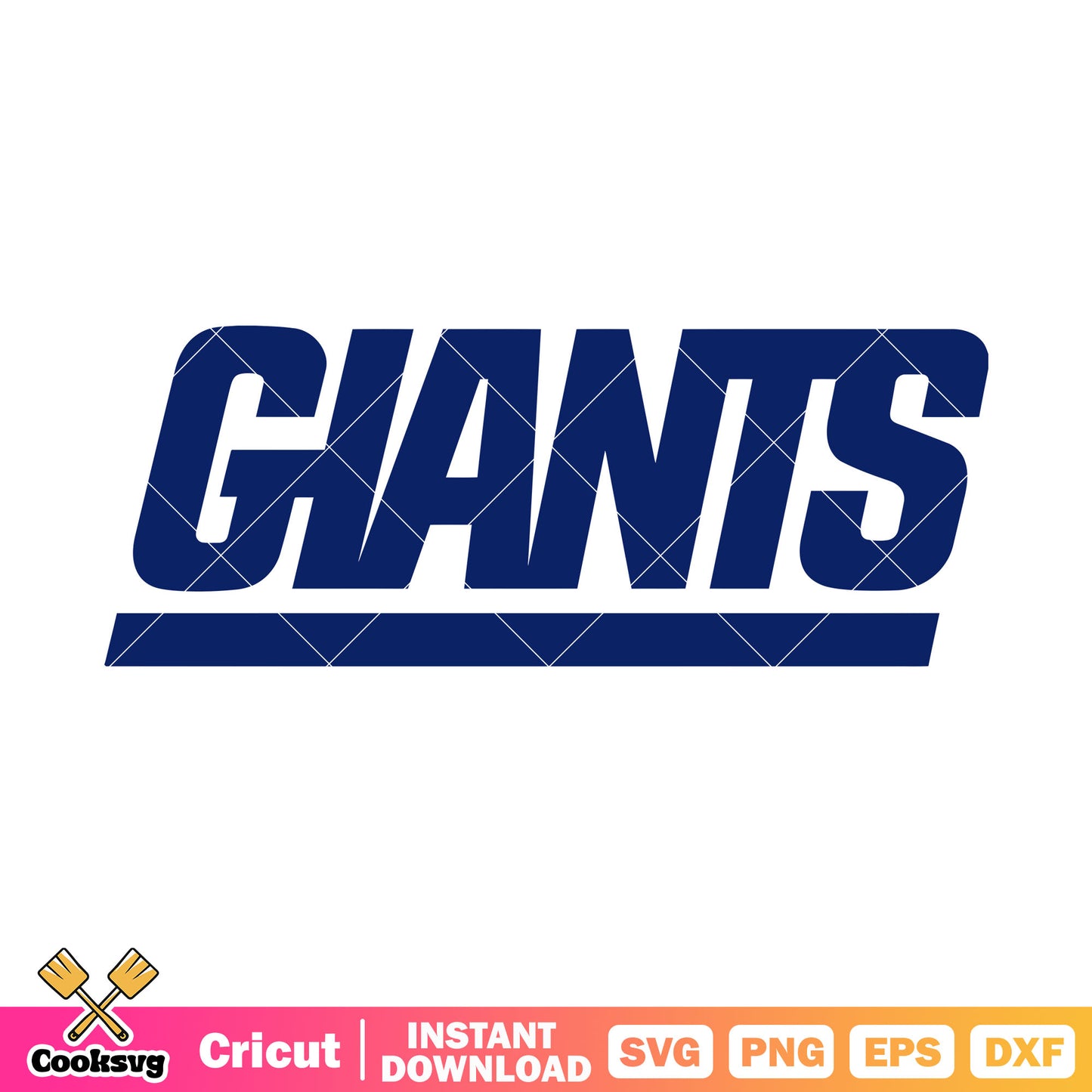 Blue logo giants football svg, new york giants svg, Big Blue svg