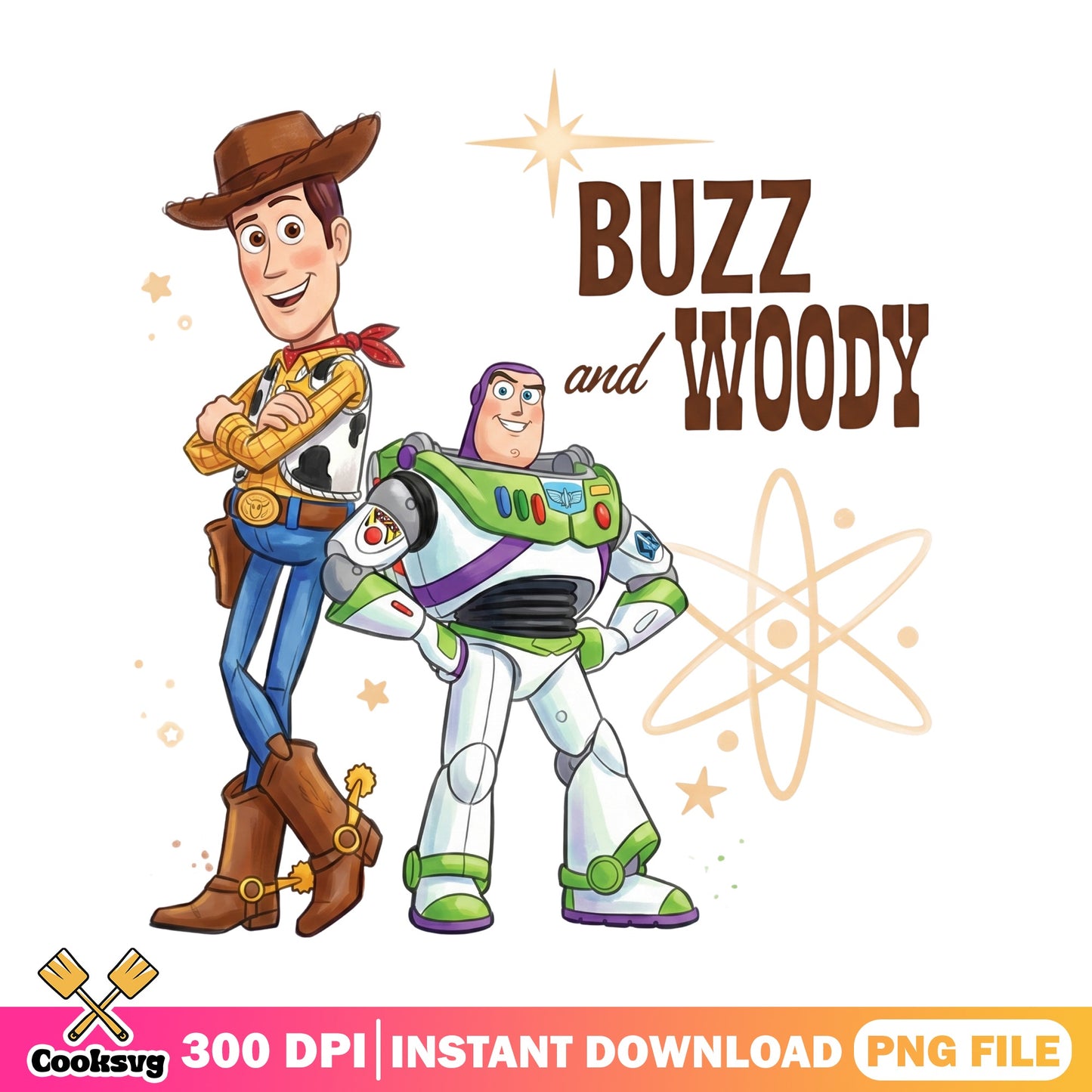 Buzz And Woody Toy Story PNG, Disney Pixar PNG, Toy Story PNG