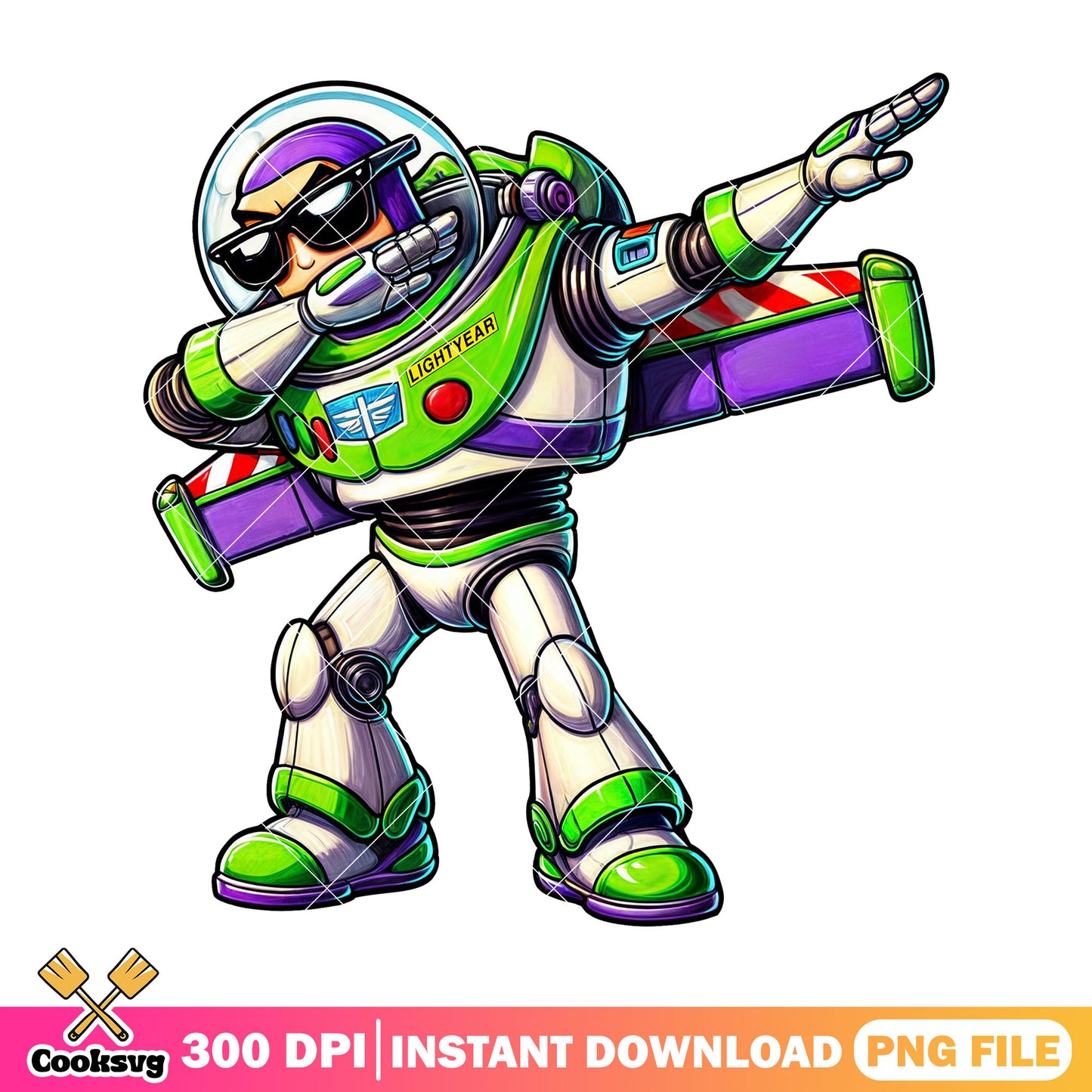 Buzz lightyear sunglasses png, going back to school png, toy story png