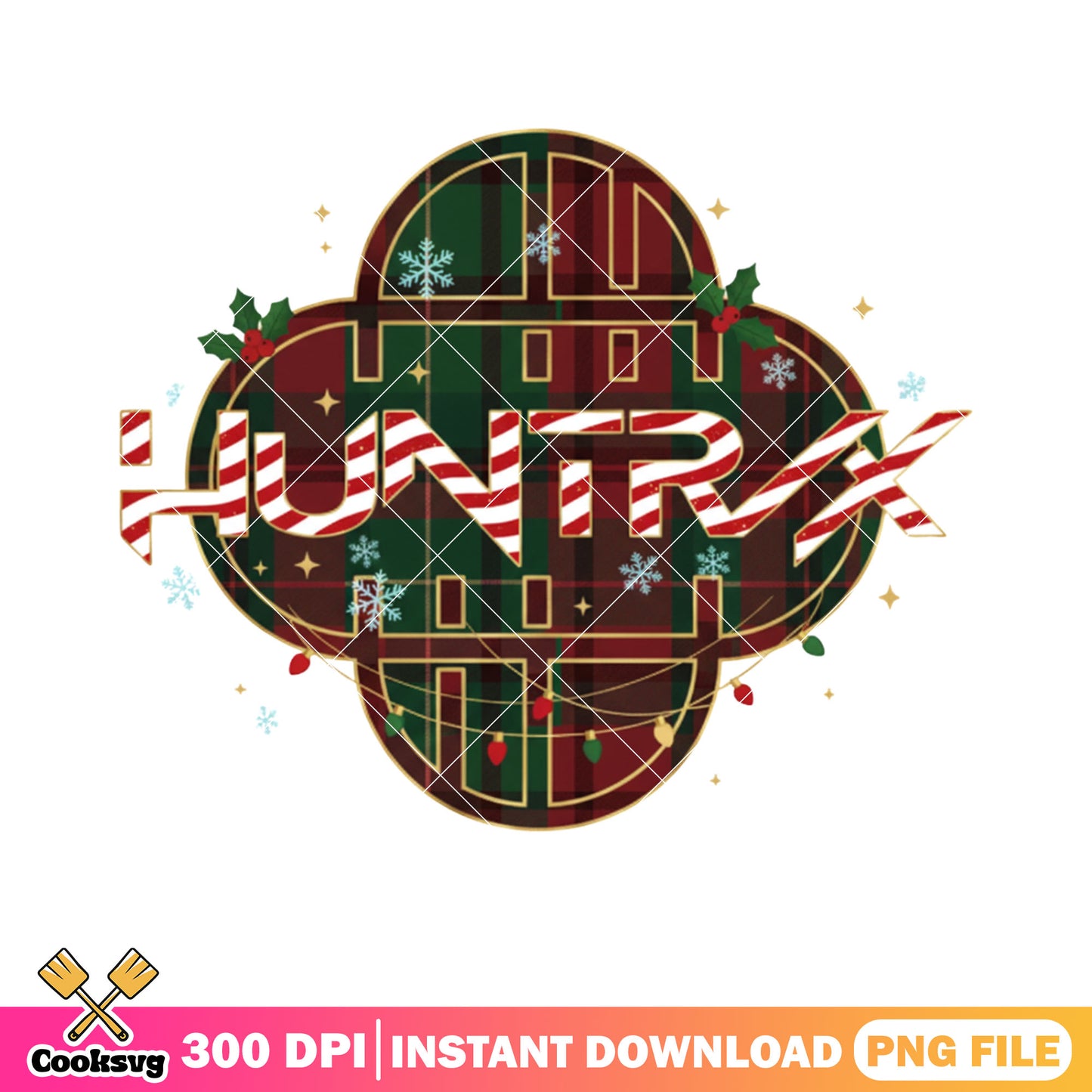 Candy cane huntrix christmas png, kpop demon hunters png, huntrix png