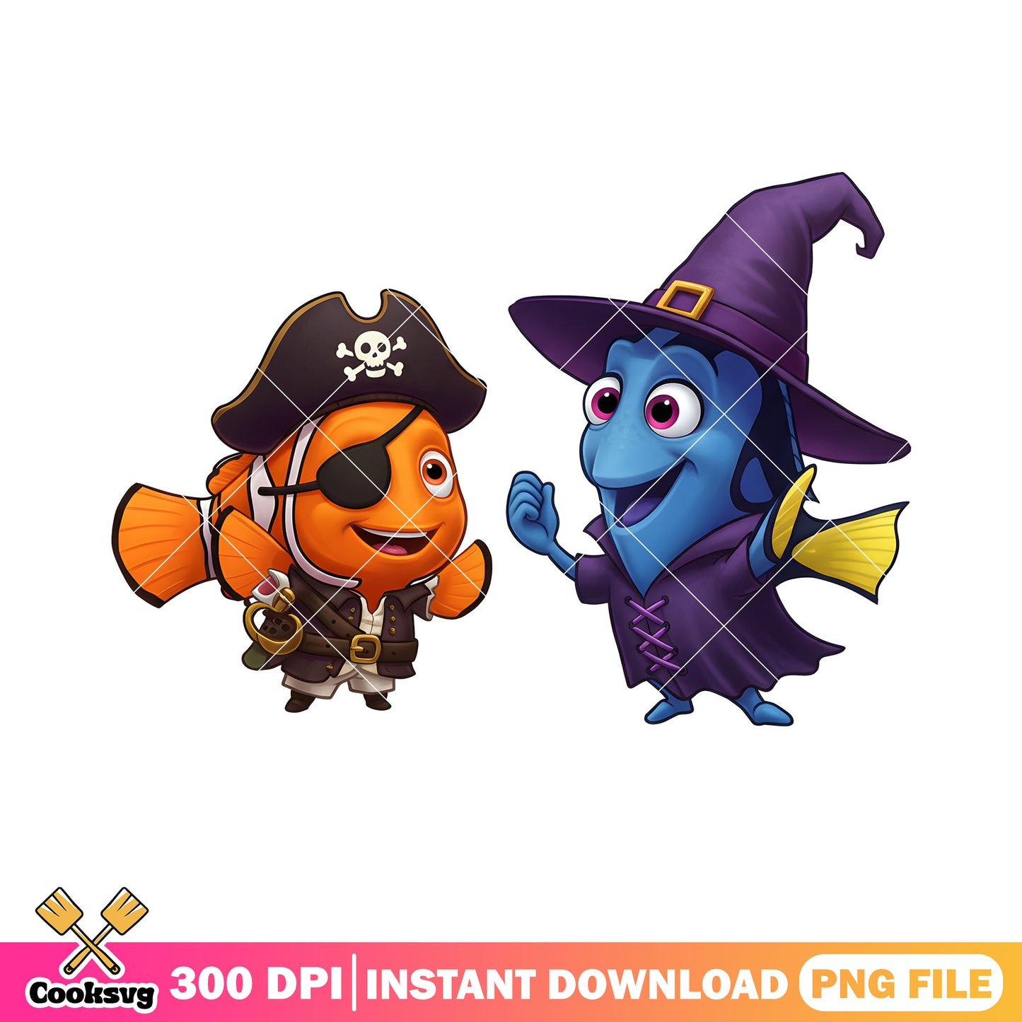 Captain marlin and dory the witch png, marlin dory png, finding dory png