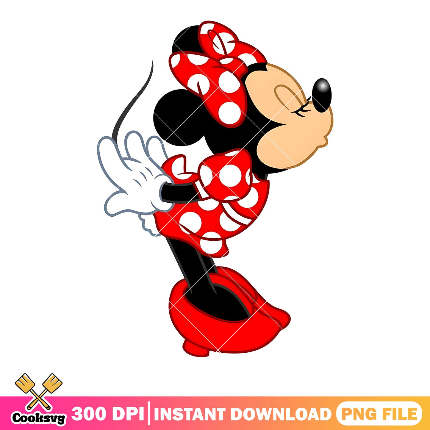 Caro minnie valentines vibes png, happy valentine png, minnie mouse png
