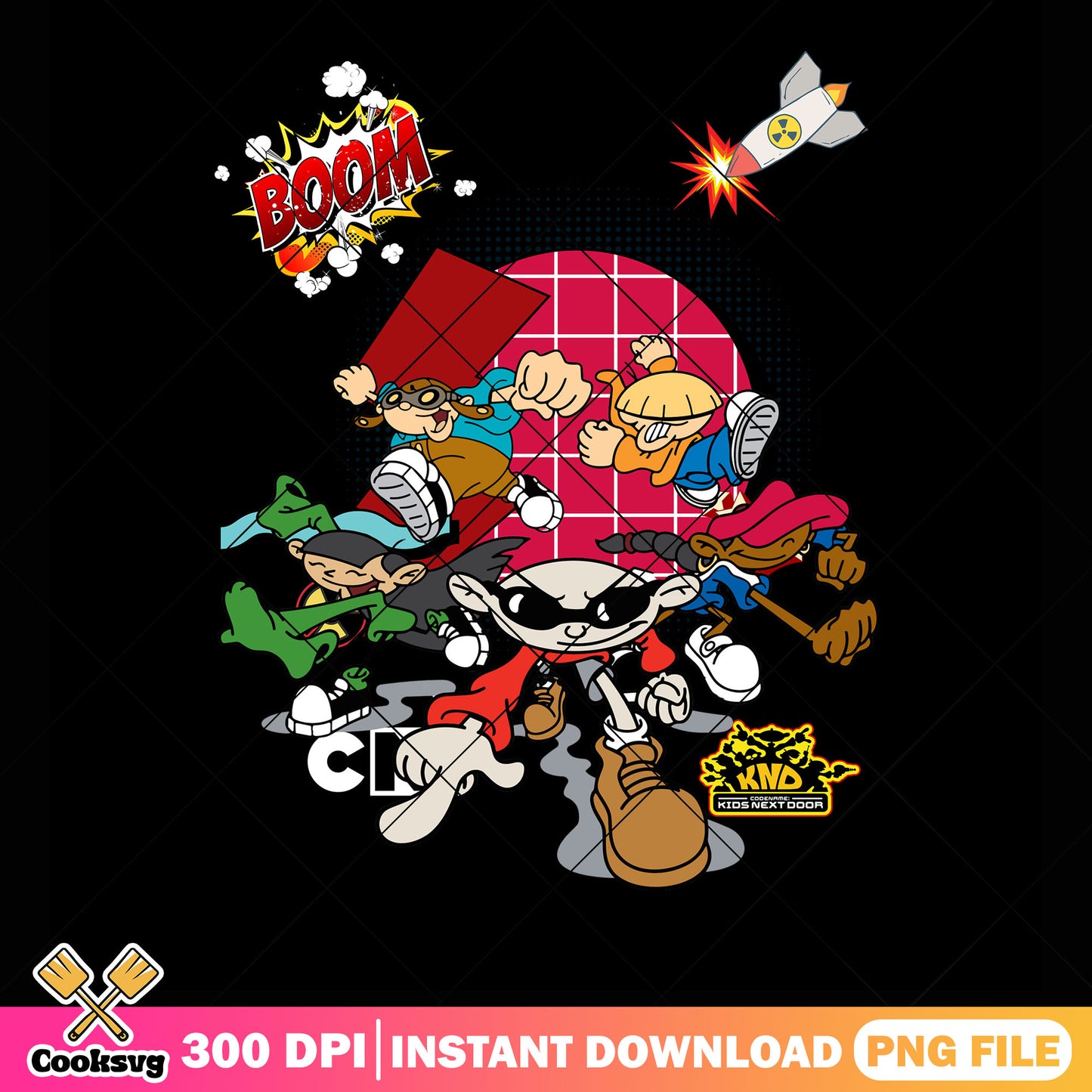 Cartoon Network png, Numbuh One png, Codename Kids Next Door png
