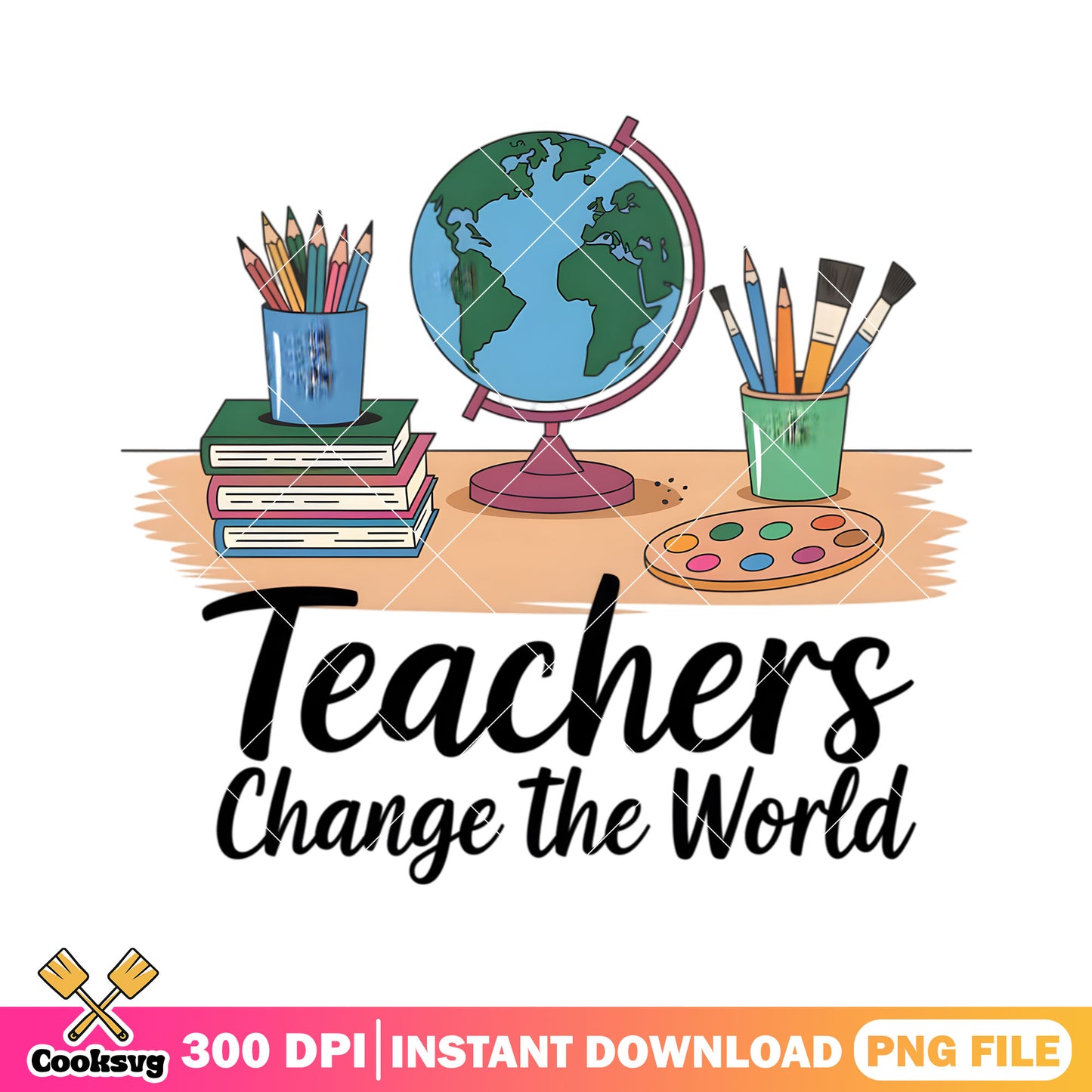 Change the world teachers png, black font png, going back to school png