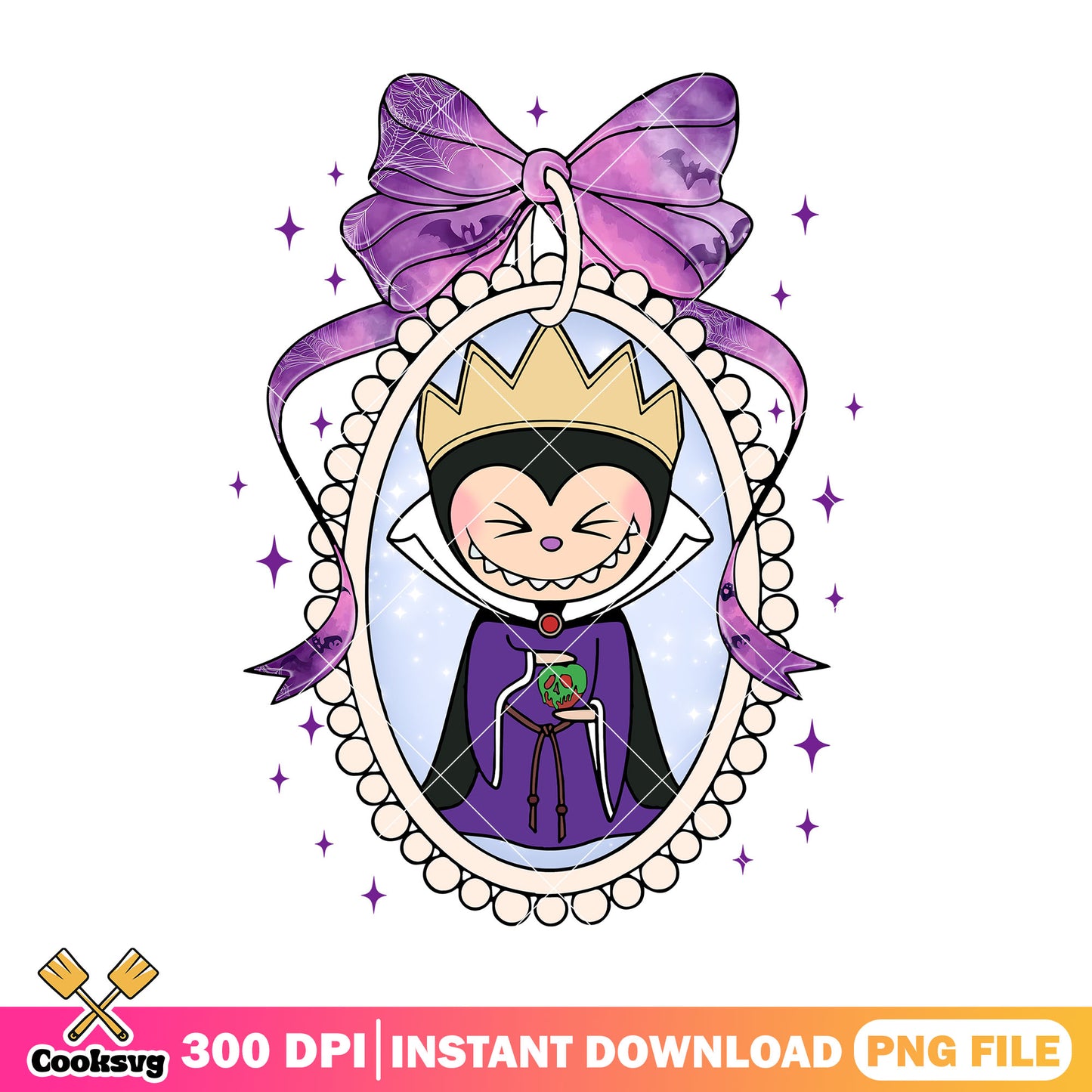 Charming evil queen art png, halloween movies png, horror cartoon png