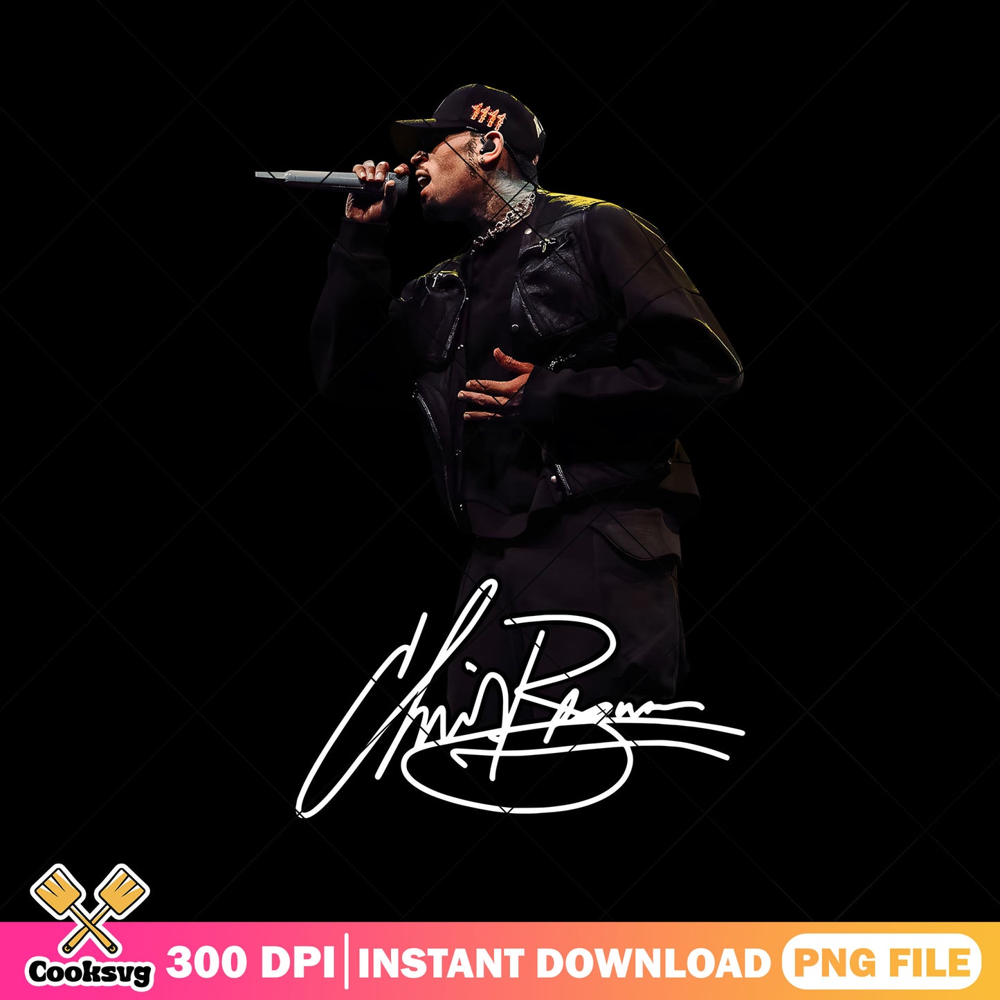 Chris brown and sign png, Chris Brown tour png, Chris Brown Graphic png