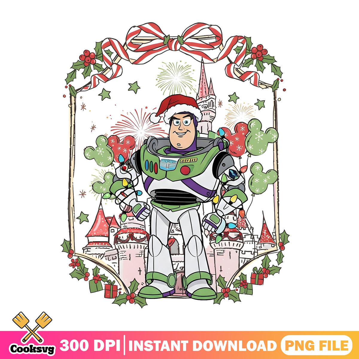 Christmas Light Buzz Lightyear