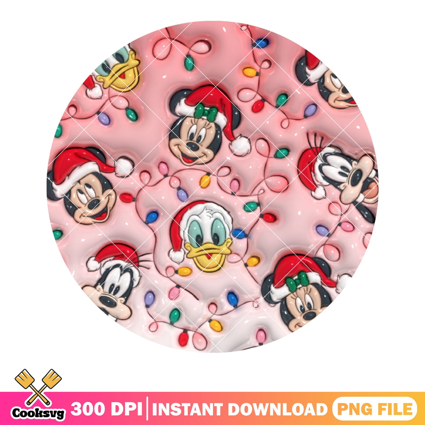 Christmas disney cookies png, mickey and friends png, donald duck png
