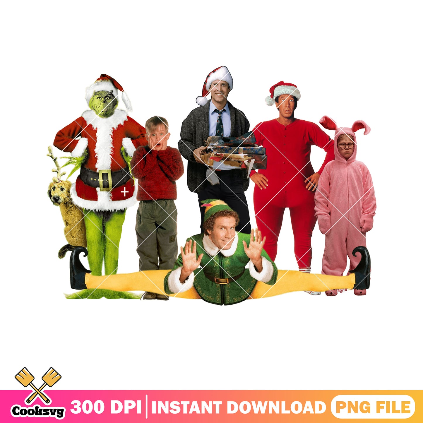 Christmas tv show png, how the girnch stole christmas png, home alone png