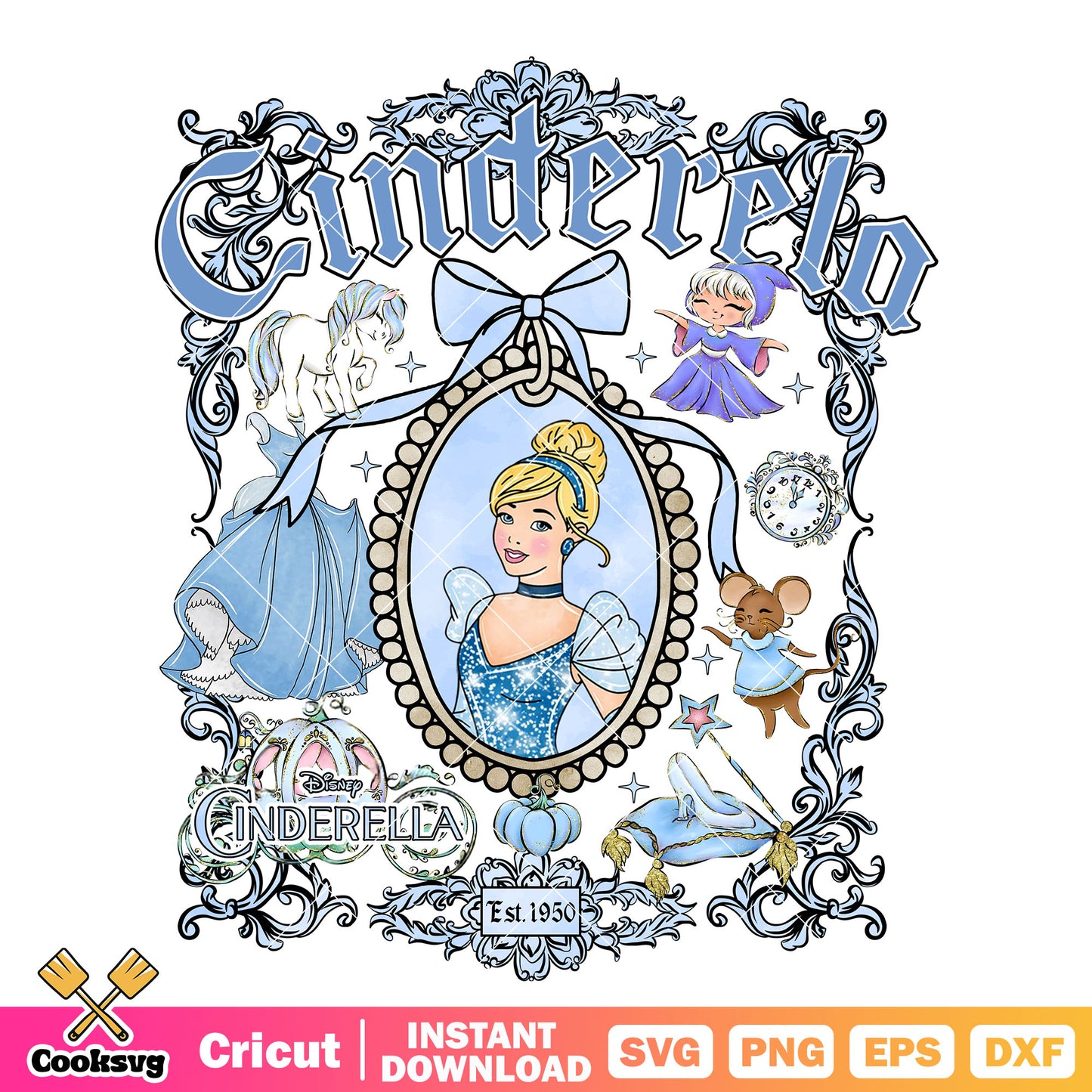 Cinderela the princess and mirror png, disney princess cinderela png