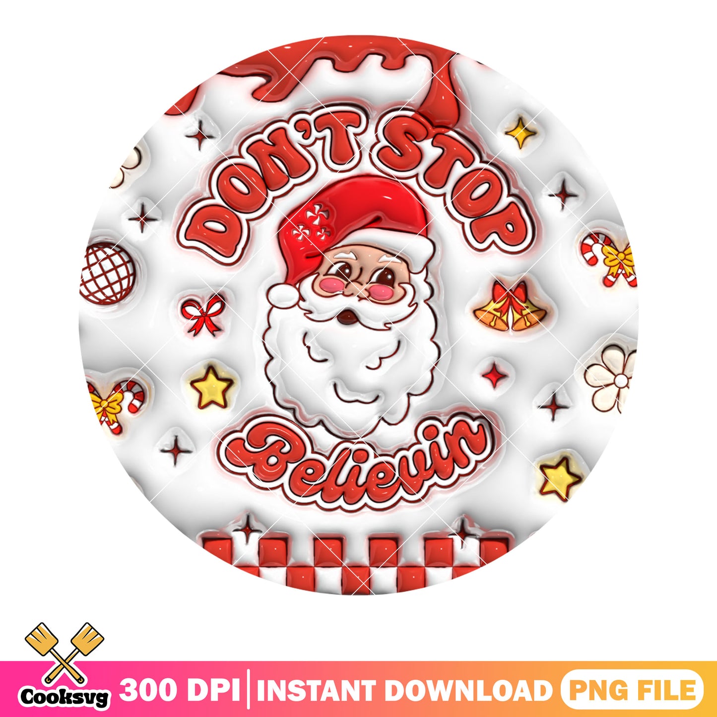 Cookies christmas design png, jingle bell png, christmas gifts png