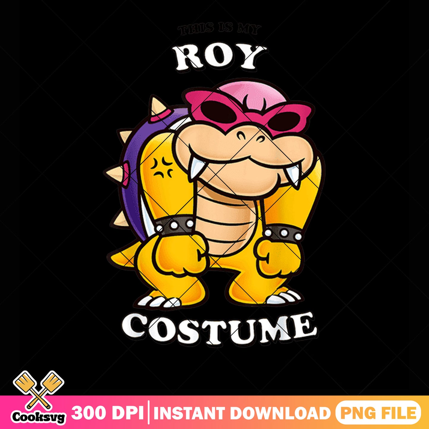 Cool Roy sun glasses costume png, super mario game png, nintendo art png