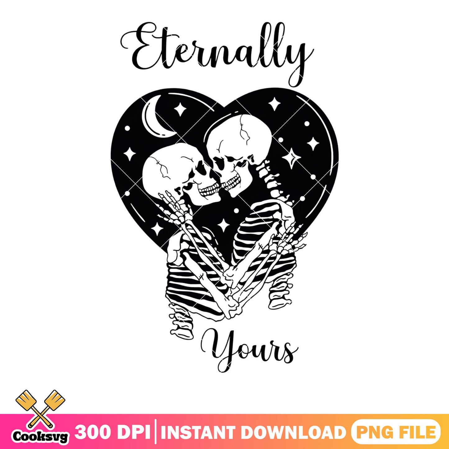 Couple skeleton heart love valentines png, valentine heart png