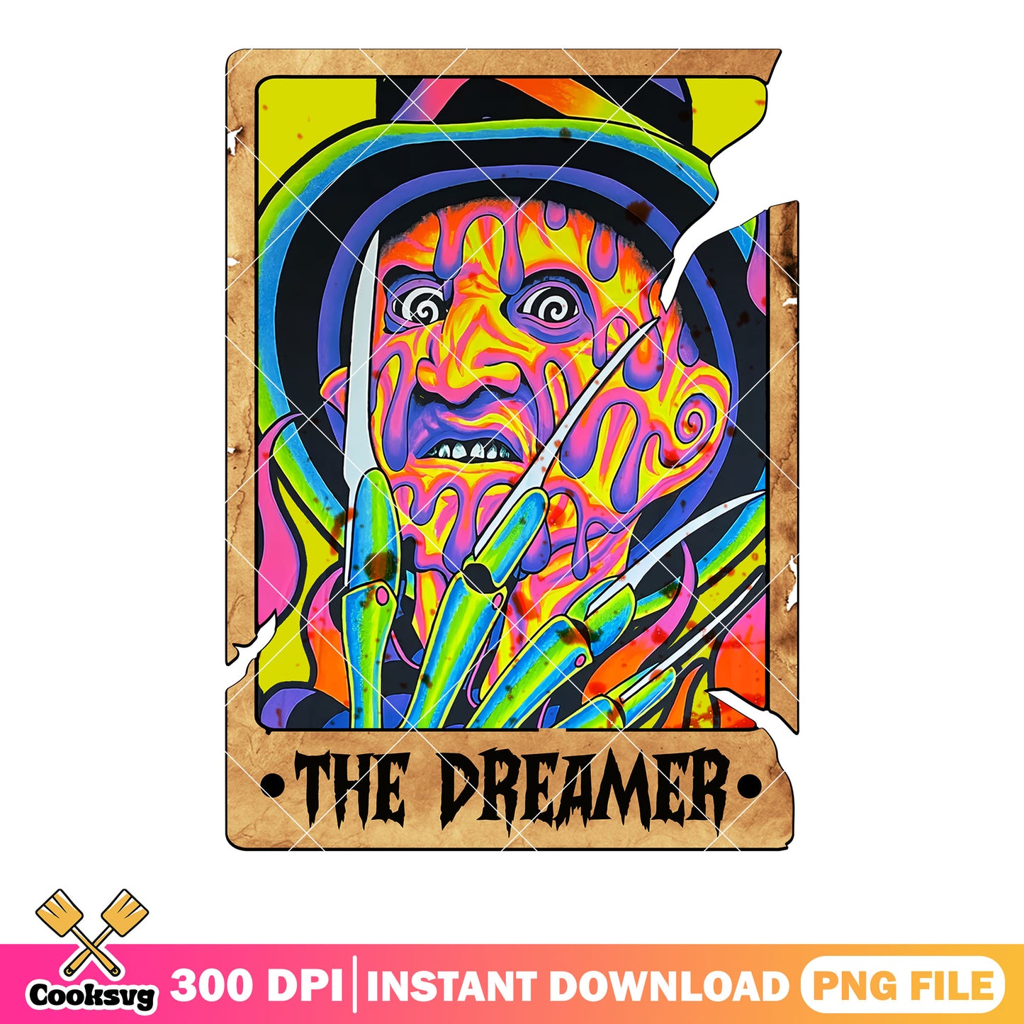 Creepy art png, freddy krueger png, A Nightmare on Elm Street.png