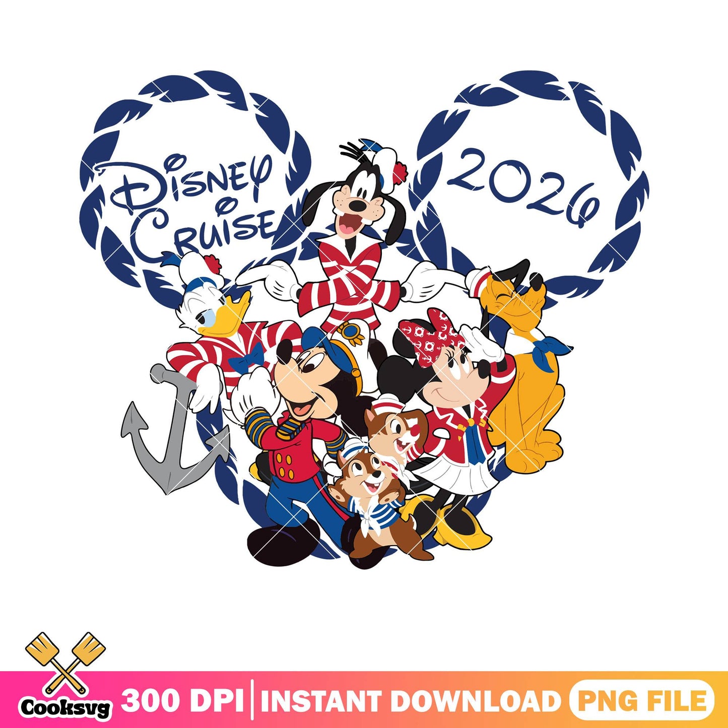 Cruise 2026 mickey friends png, disney trip png, mickey and friends png