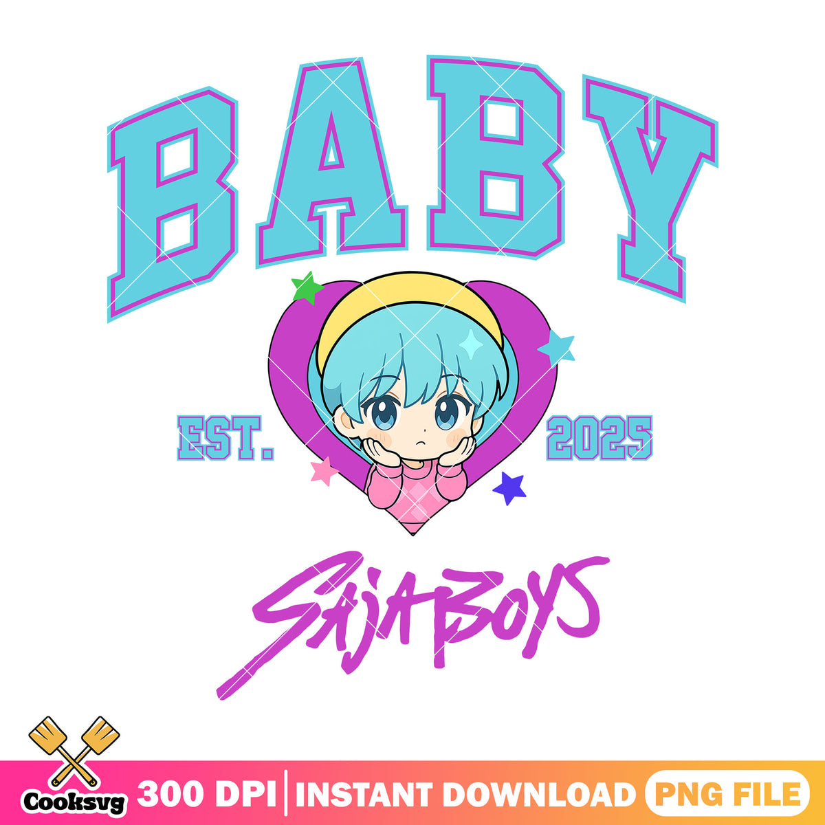 Cute baby saja est png, saja boys band png, kpop saja boys png