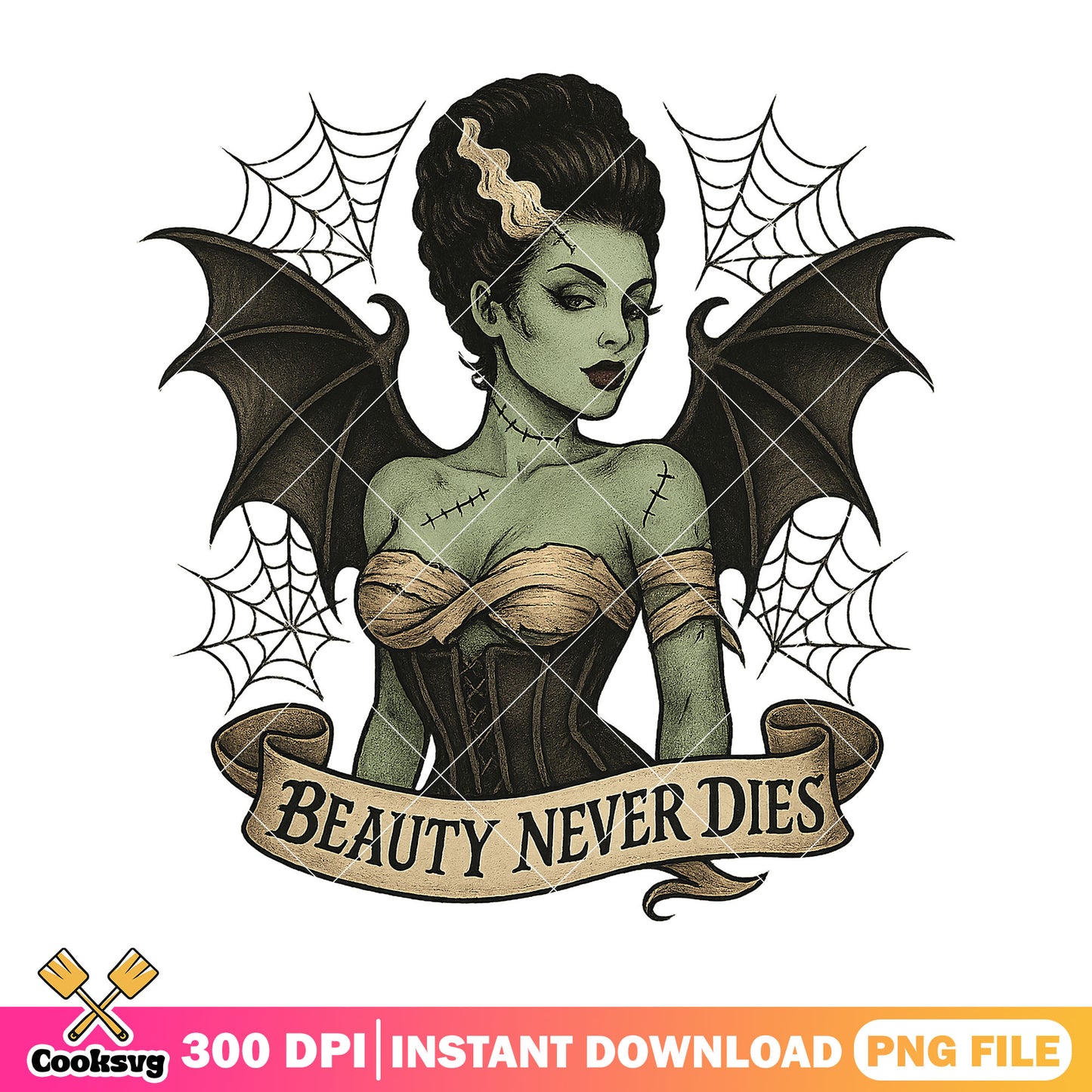 Dark elegance vampire png, halloween costume png, horror character png