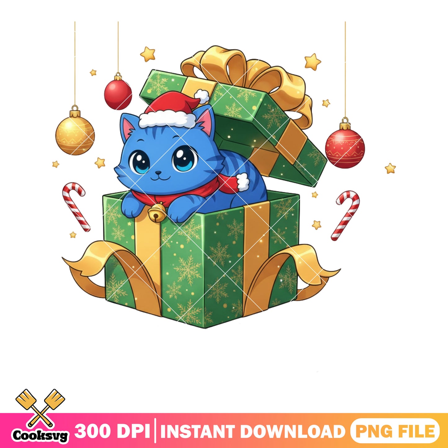 Derpy cat christmas kpop png, kpop demon hunters cat png, christmas png