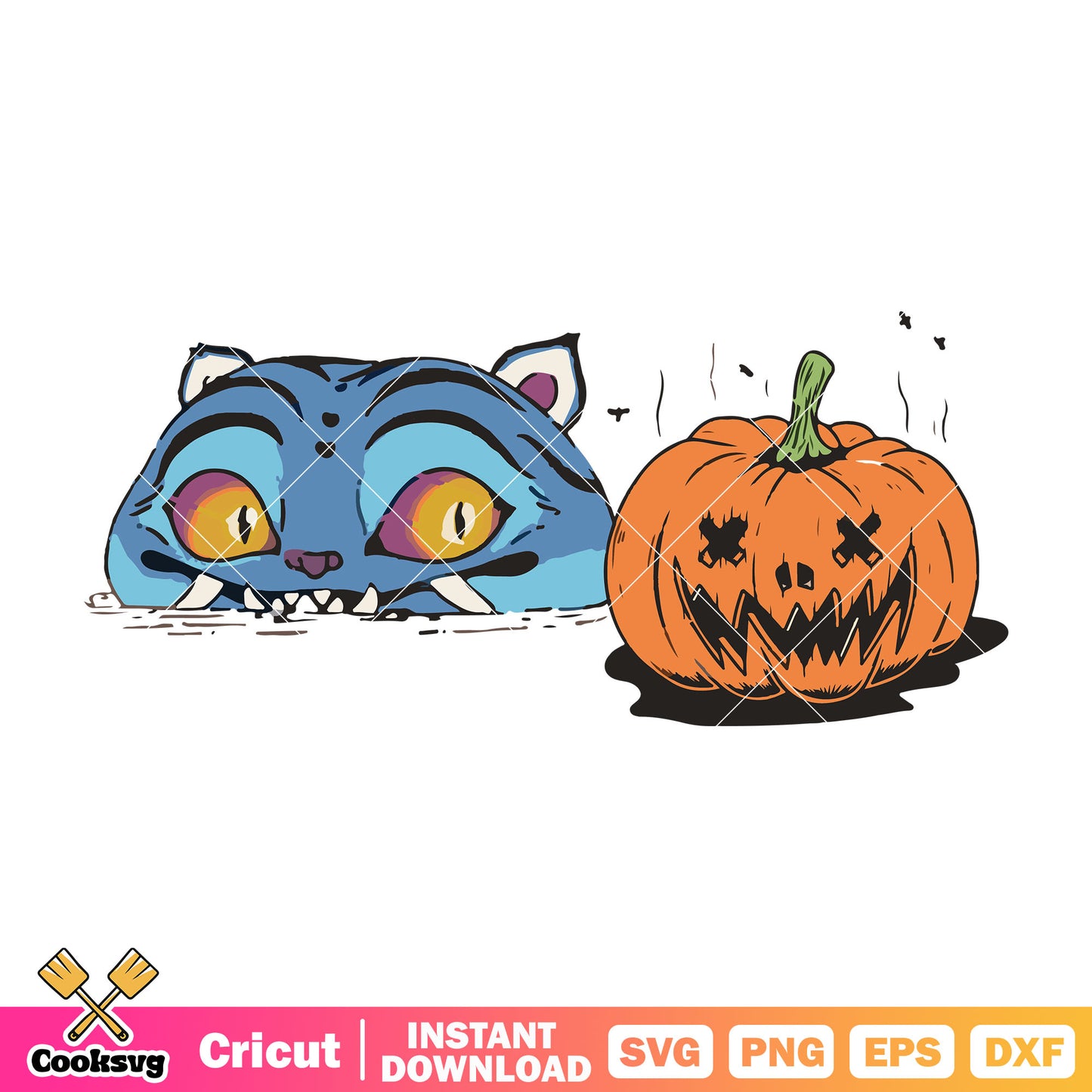 Derpy head with pumpkin svg, derpy halloween svg, kpop demon hunters svg