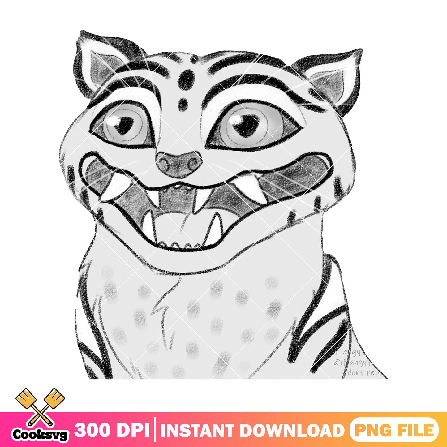 Derpy pencil art png, derpy huntrix png, kpop demon hunters png