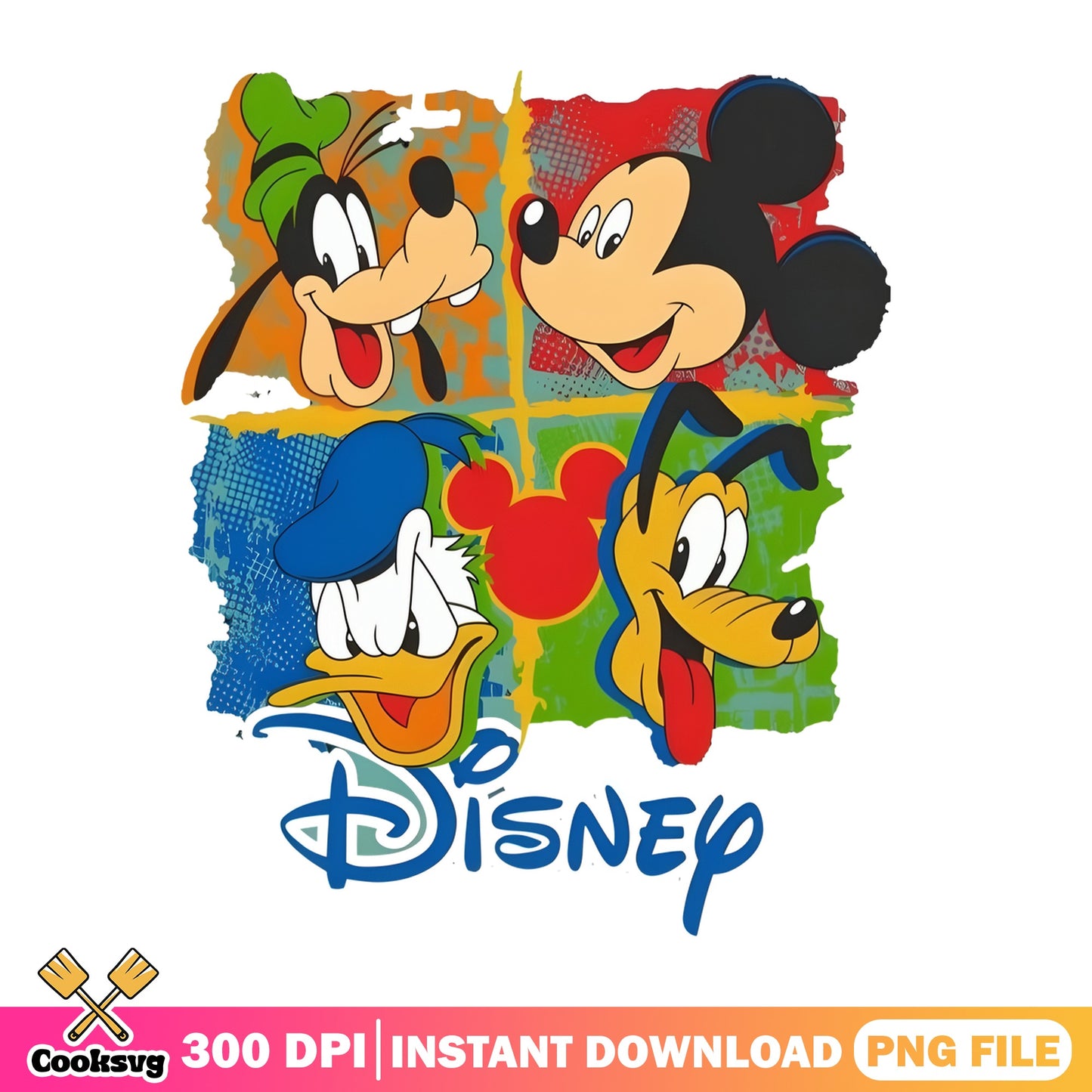 Disney Friends Mickey Goofy Donald Pluto PNG, Mickey Mouse PNG, Disney PNG