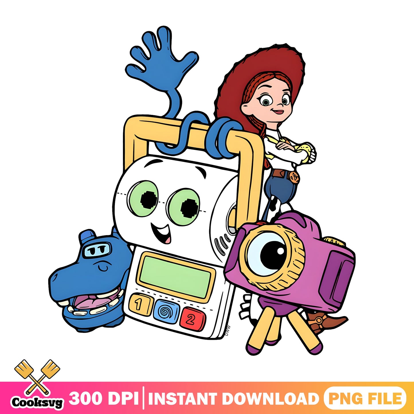 Disney Toy Story Jessie And Friends PNG, Pixar PNG, Toy Story PNG