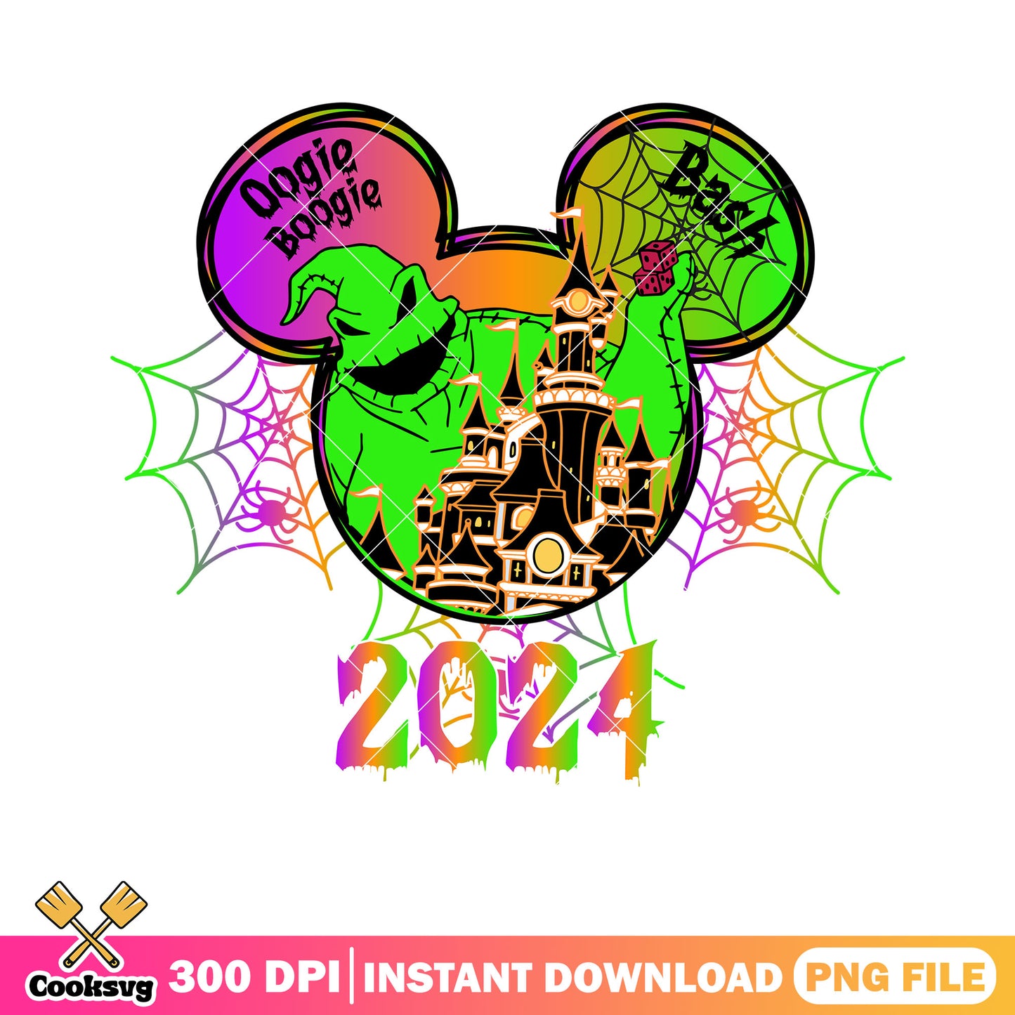 Disney channel png, spider web png, spooky halloween png