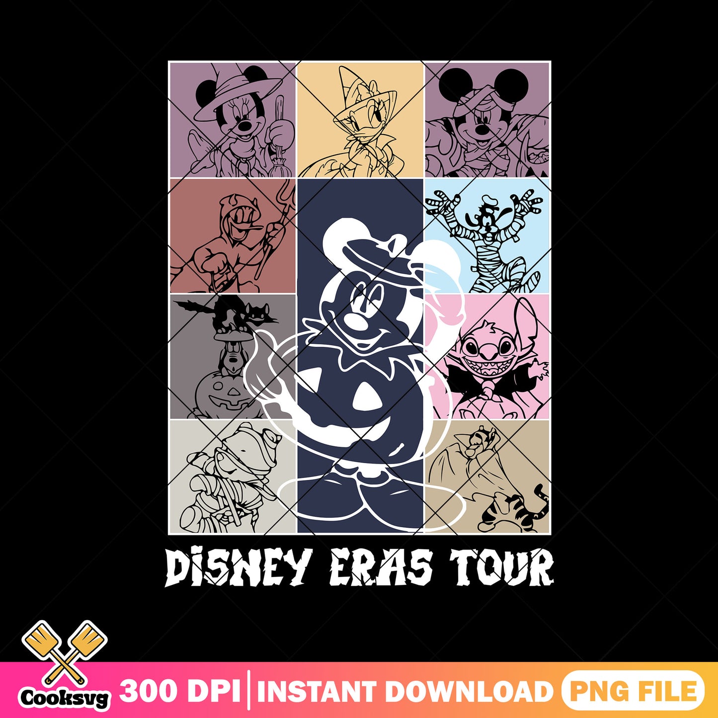 Disney eras tour png, halloween spirit png, disney land png