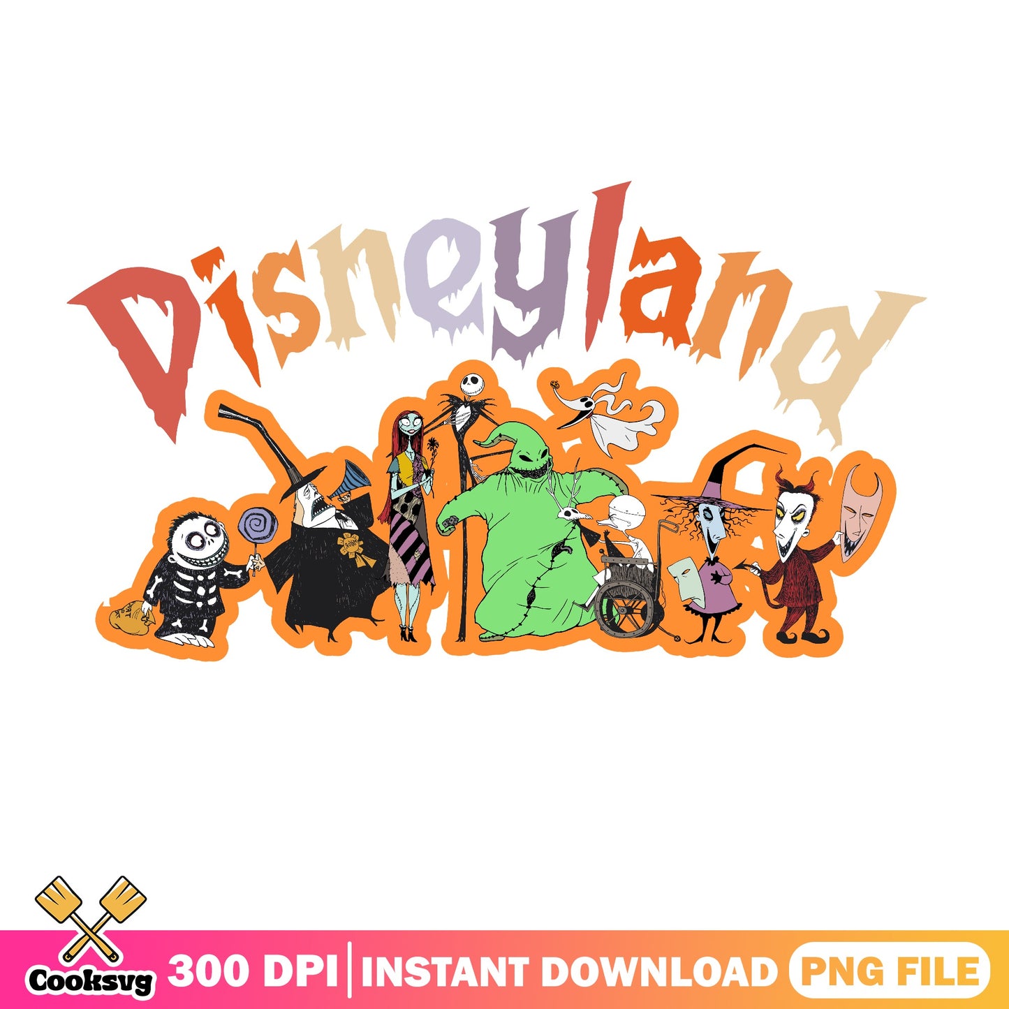 Disneyland Nightmare Before Christmas PNG, Halloween PNG, Disney PNG