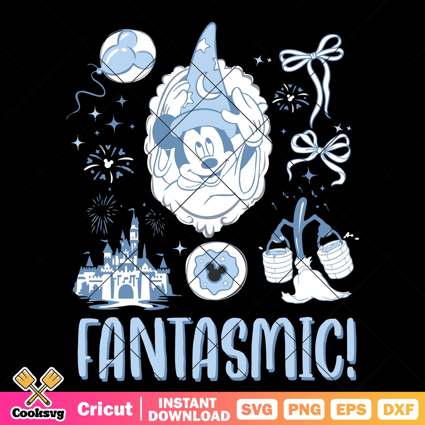 Disney mickey fantasmic svg, disney mickey svg, mickey mouse svg