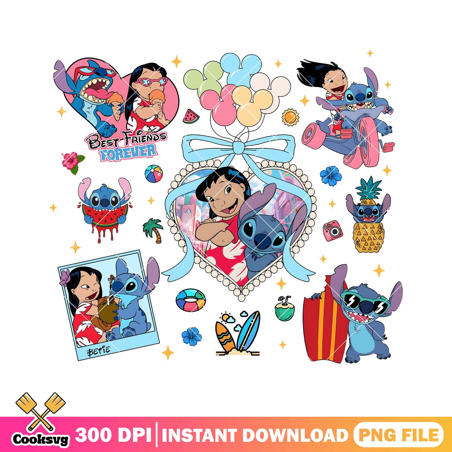 Disney mirror stitch friends png, stitch mirror png, stitch friends png