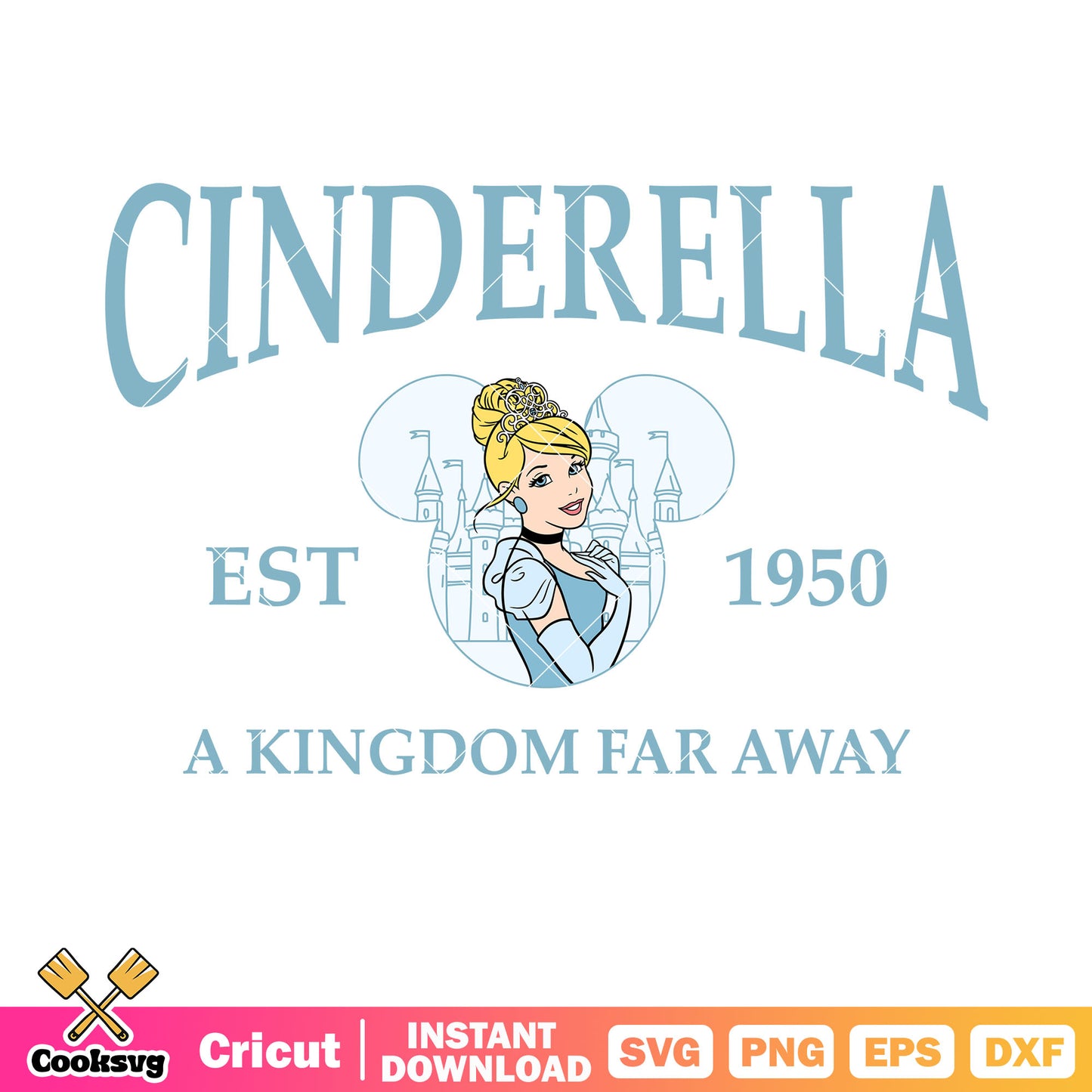 Disney princess cinderella est 1950 svg, disney princess cinderella dress svg