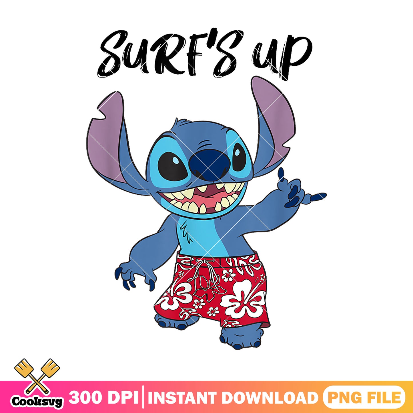 Disney stitch surfs up png, stitch summer png, disney stitch png