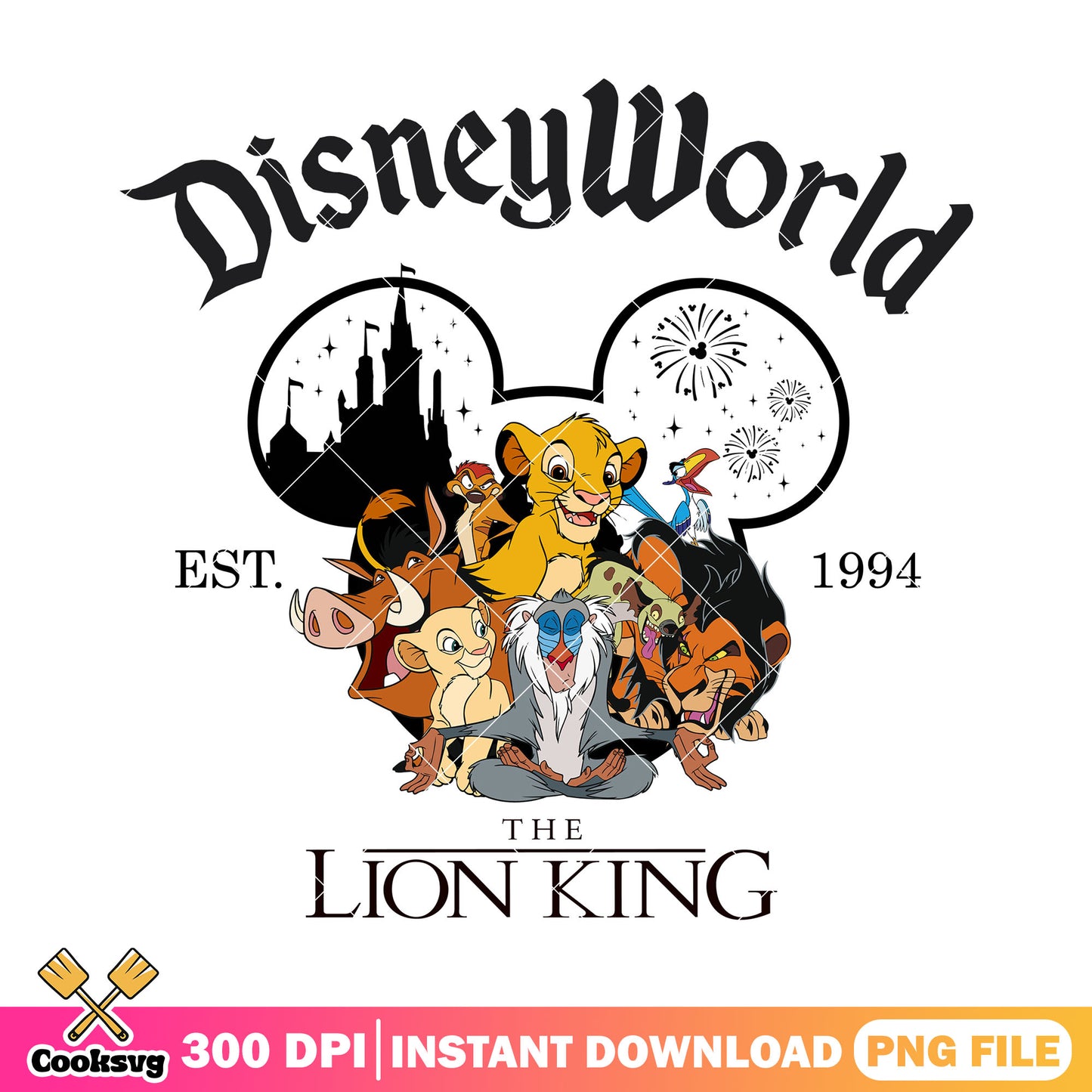 Disneyworld lion king mickey png, lion king png, disney world png