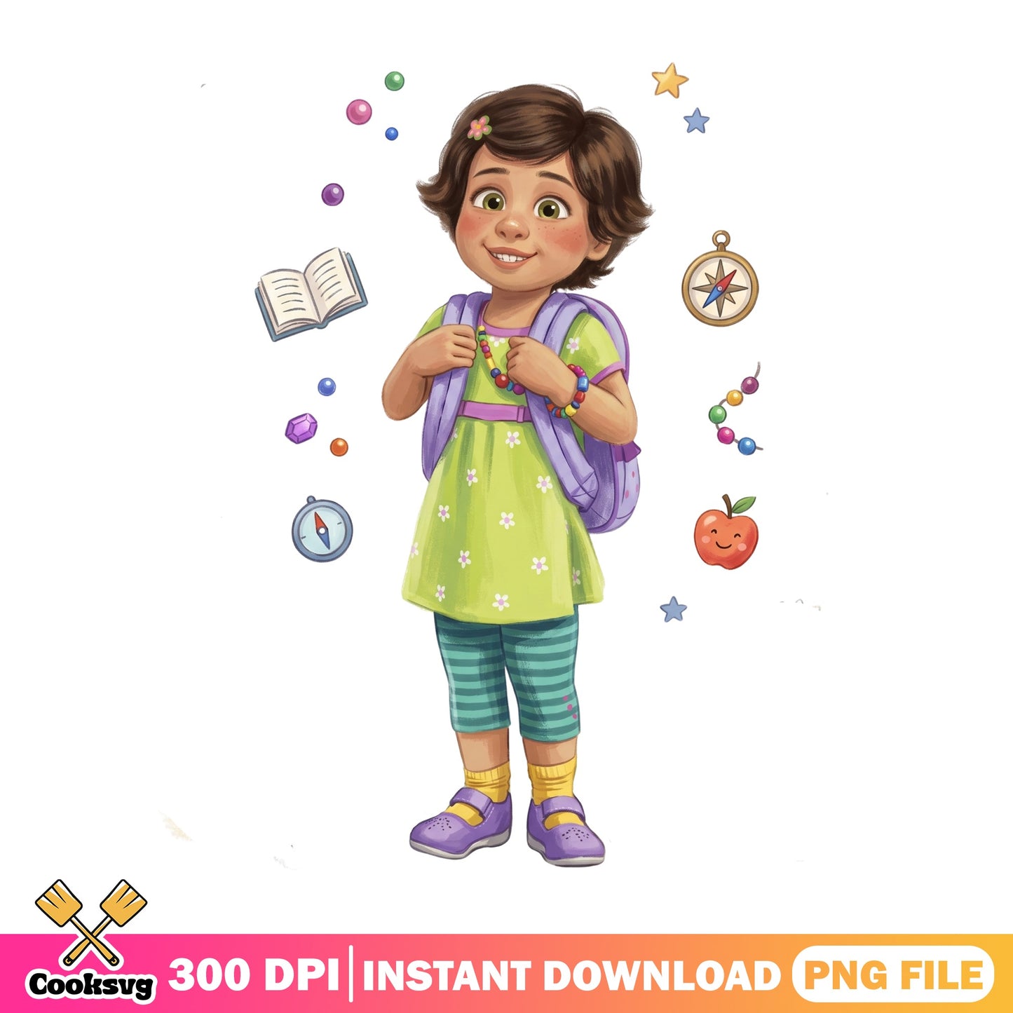 Dora The Explorer Back To School PNG, Dora PNG, Kids PNG