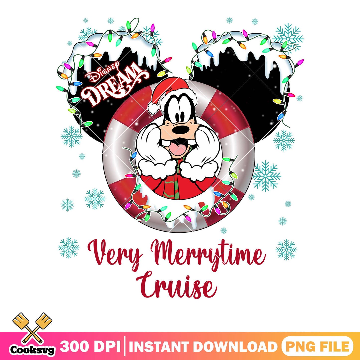 Dream sailor goofy lifebuoy png, cruise travel png, goofy png