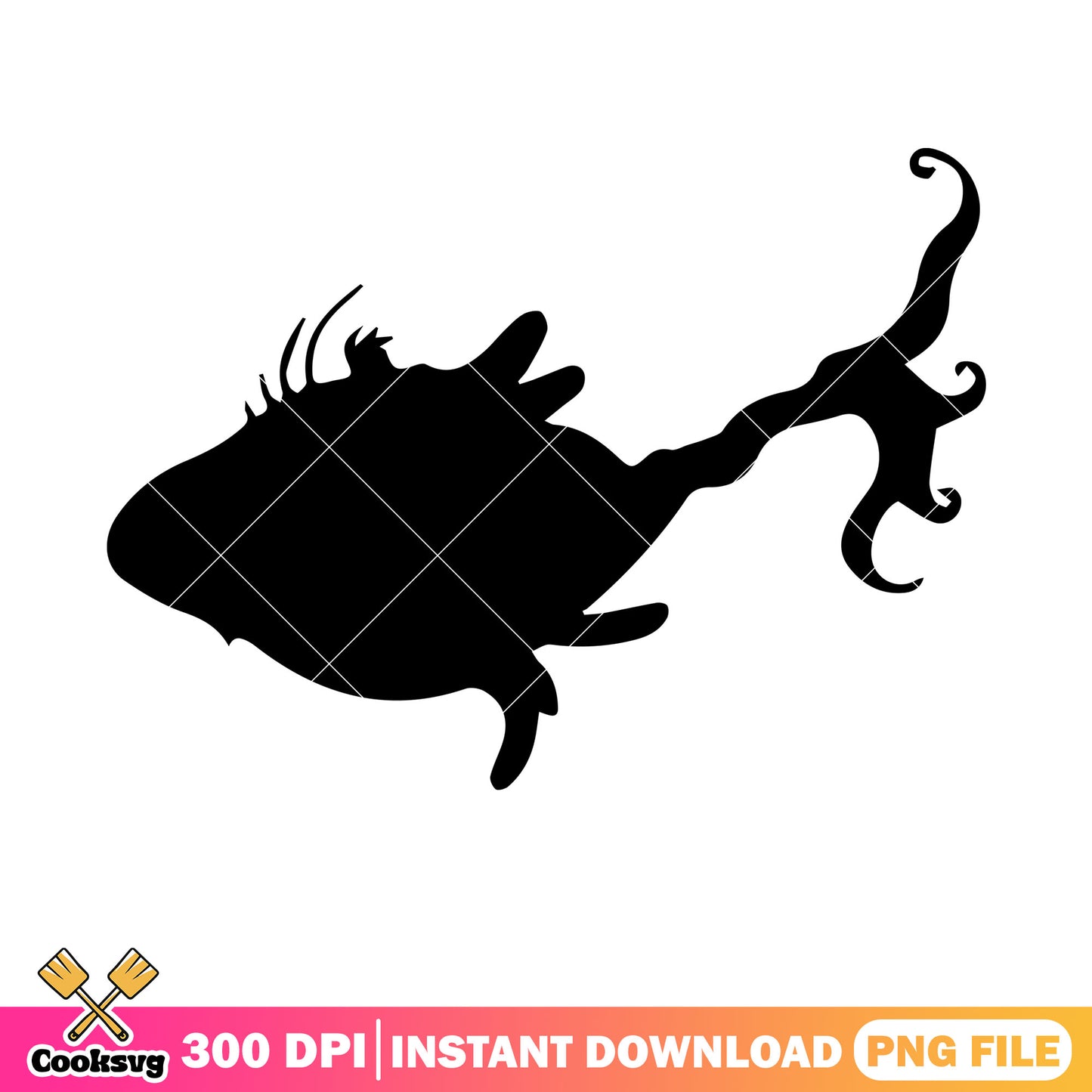 Dr seuss fish cartoon silhouette png, dr seuss silhouette png