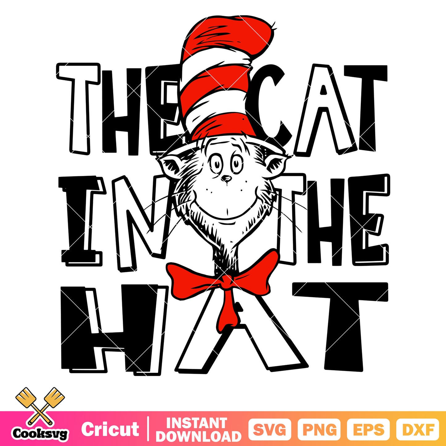 Dr seuss the cat in the hat svg, cat in the hat svg, dr seuss svg