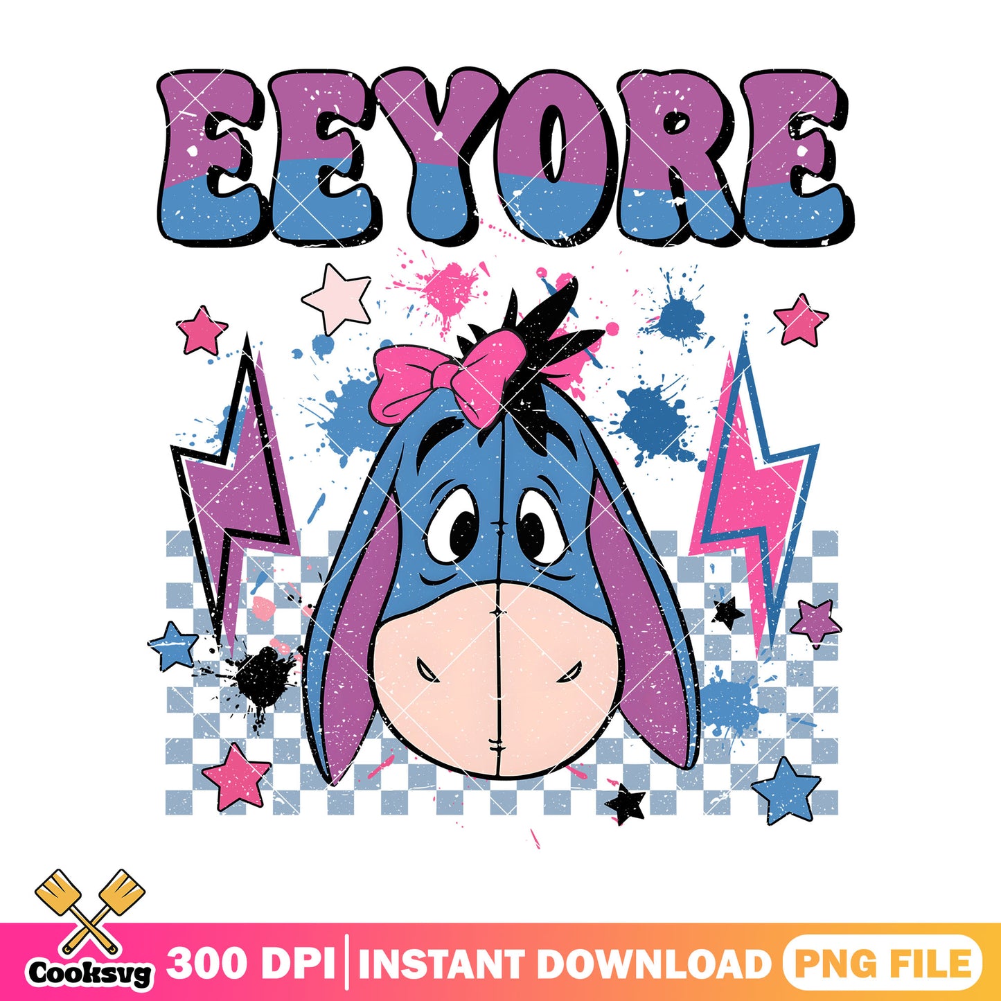 Eeyore head vibes png, winnie the pooh png, disney head png