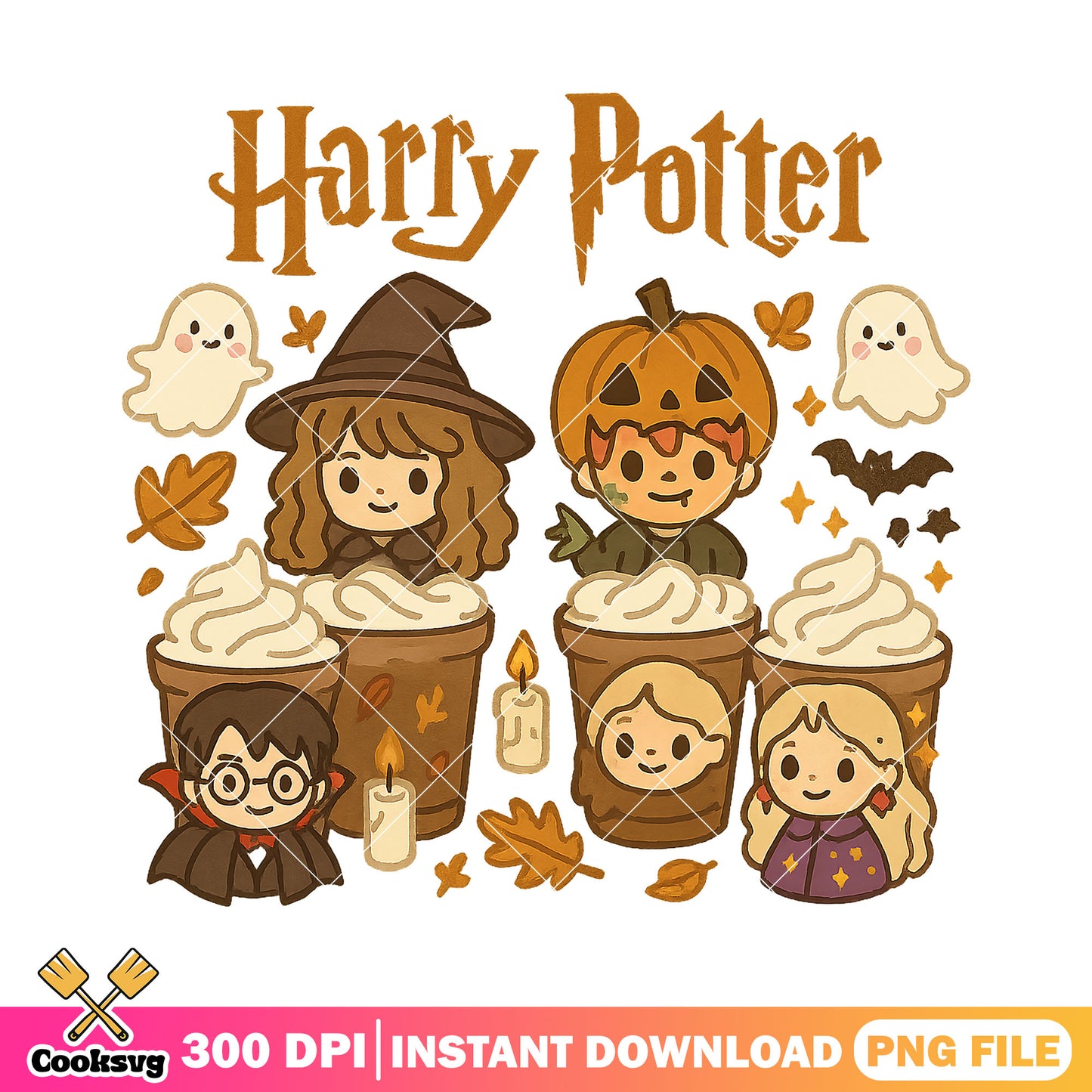 Fall hogwarts cupcakes png, harry potter movies png, horror movies png