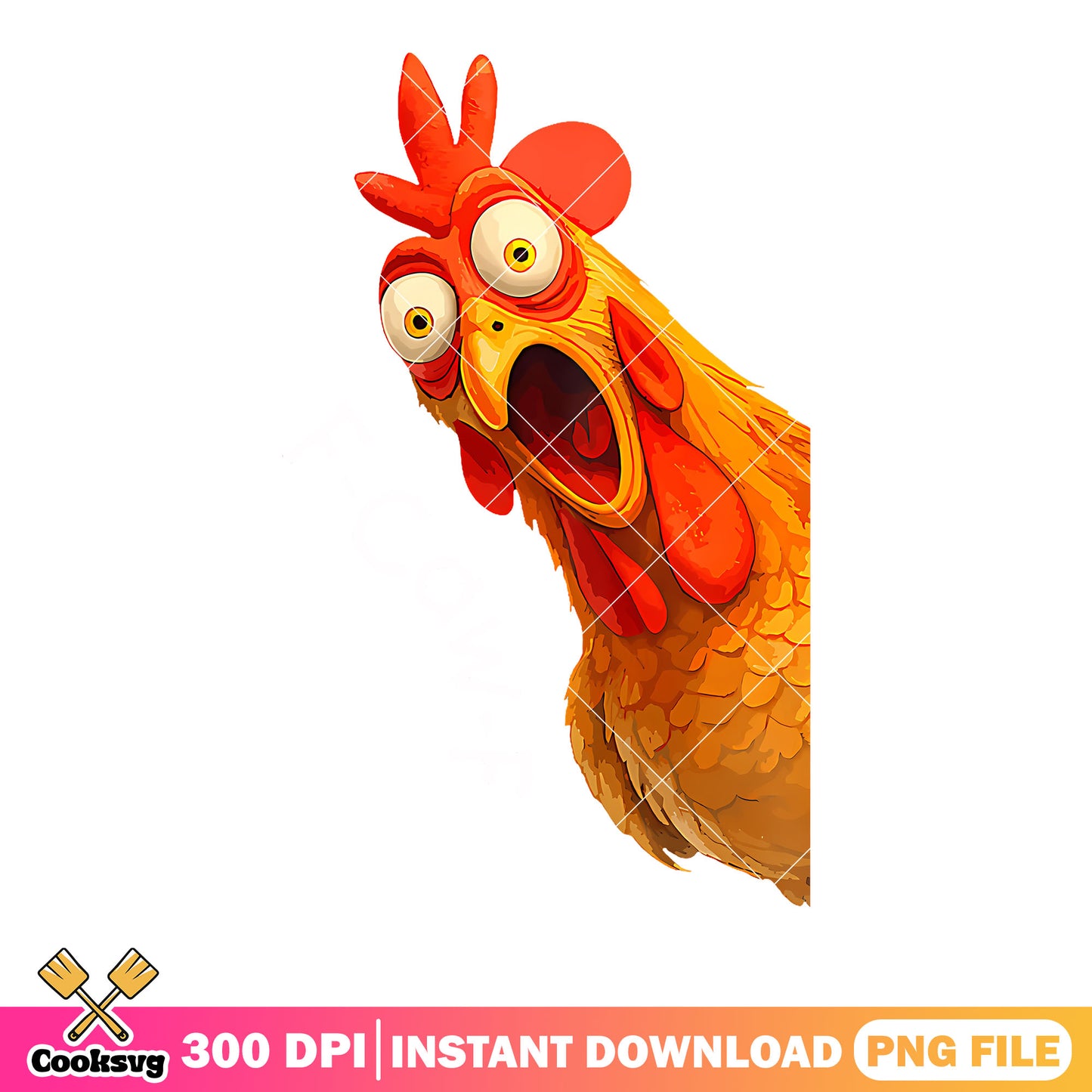 F caw f huge chicken team png, funny memes png, rooster png