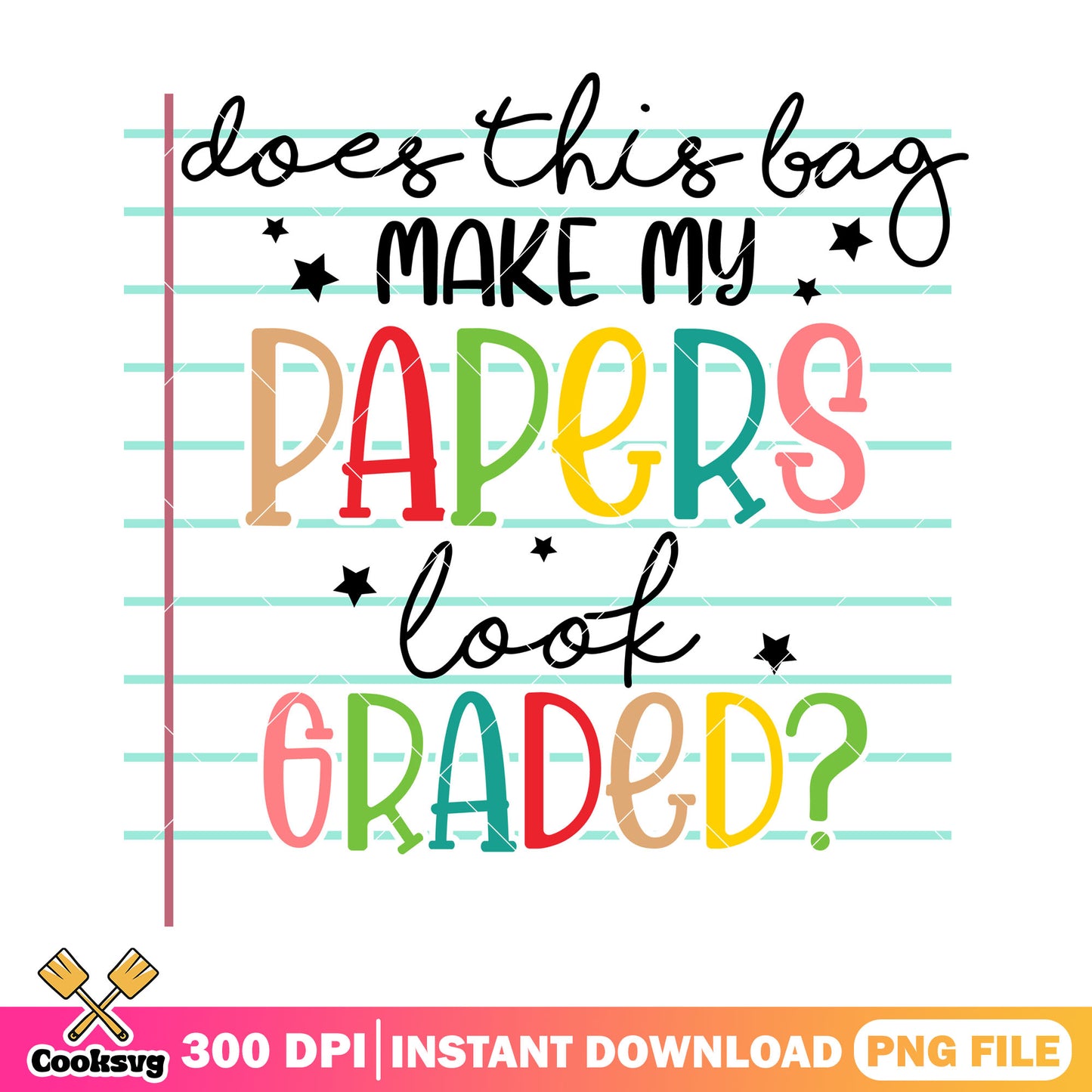 File papers graded png, back to school image png, colors font png