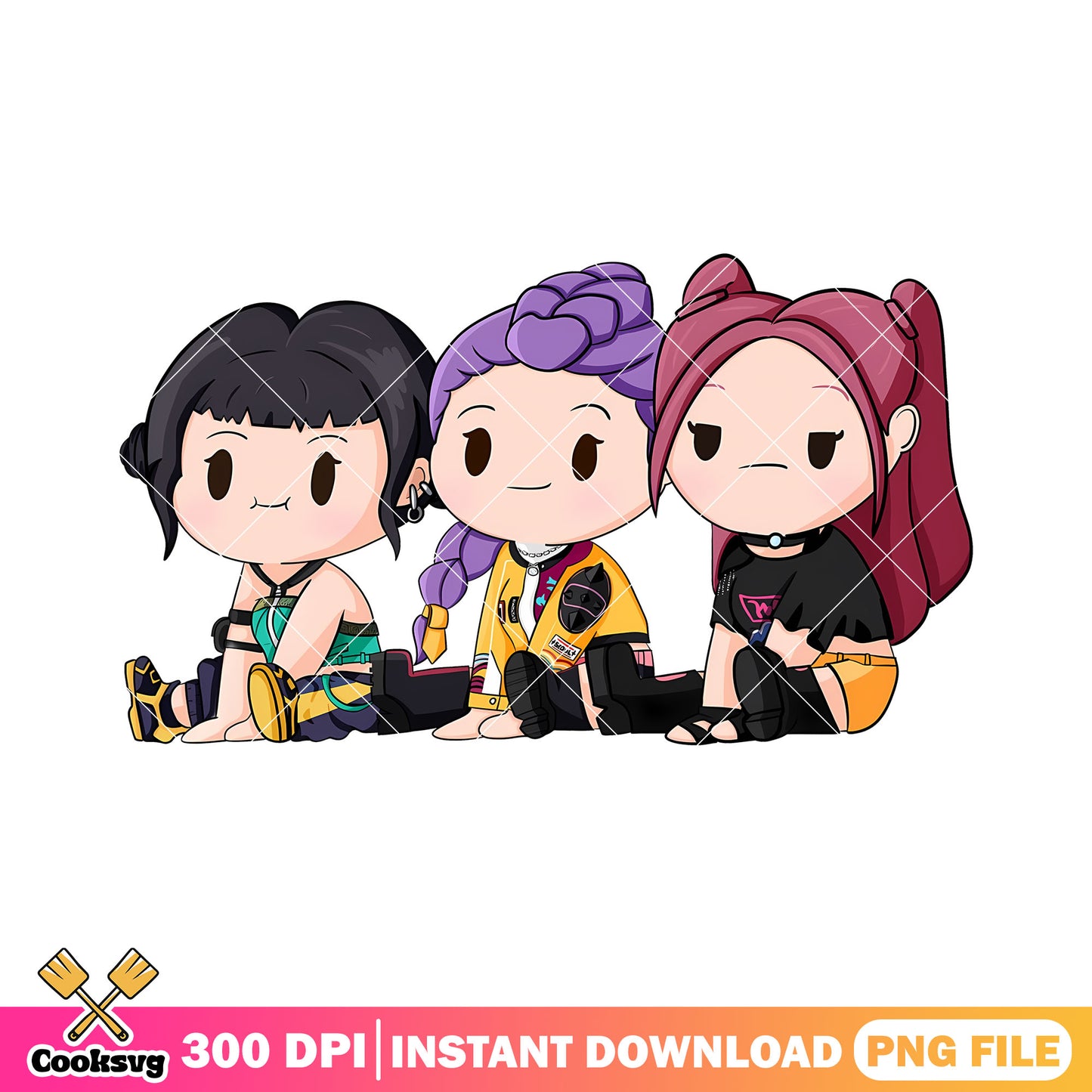 Foolish huntrix girl png, huntrix kpop png, kpop demon hunters png