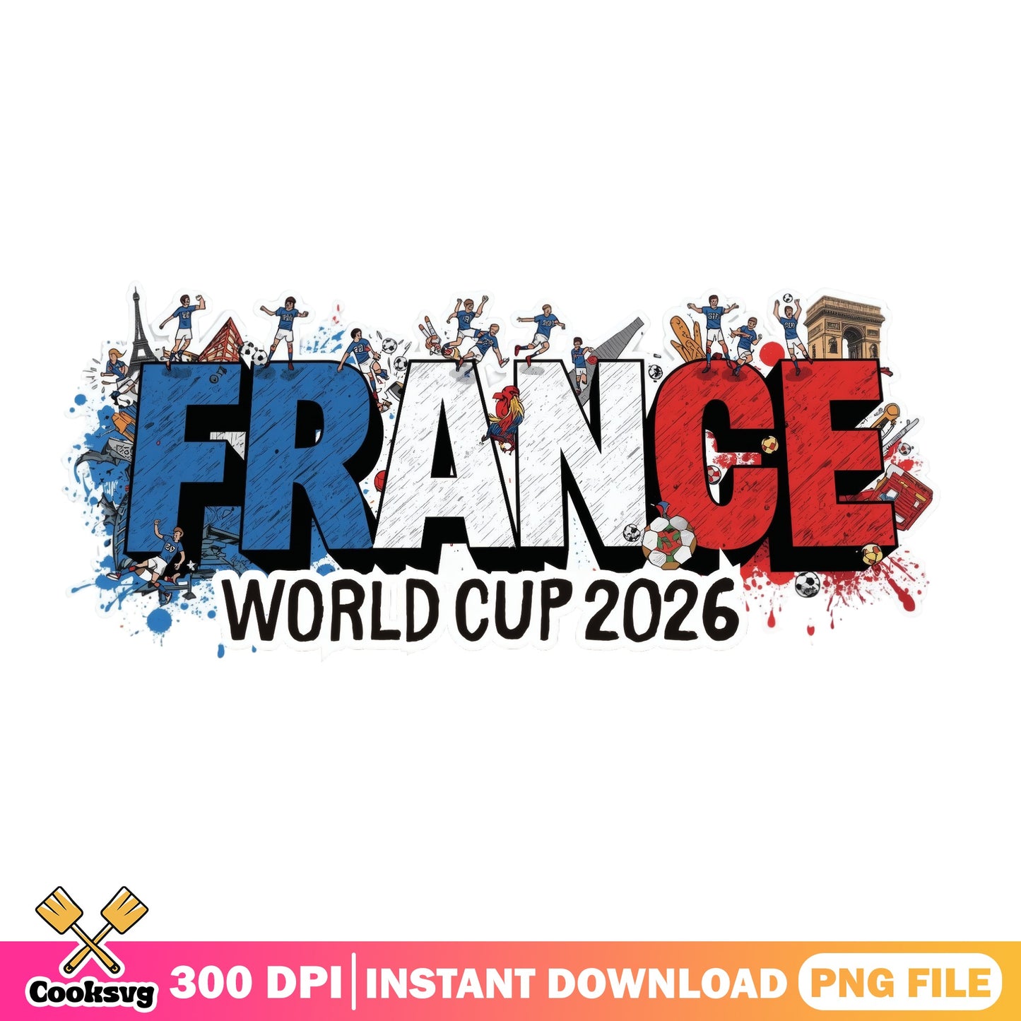France World Cup 2026 PNG, France Soccer Team PNG, Football PNG