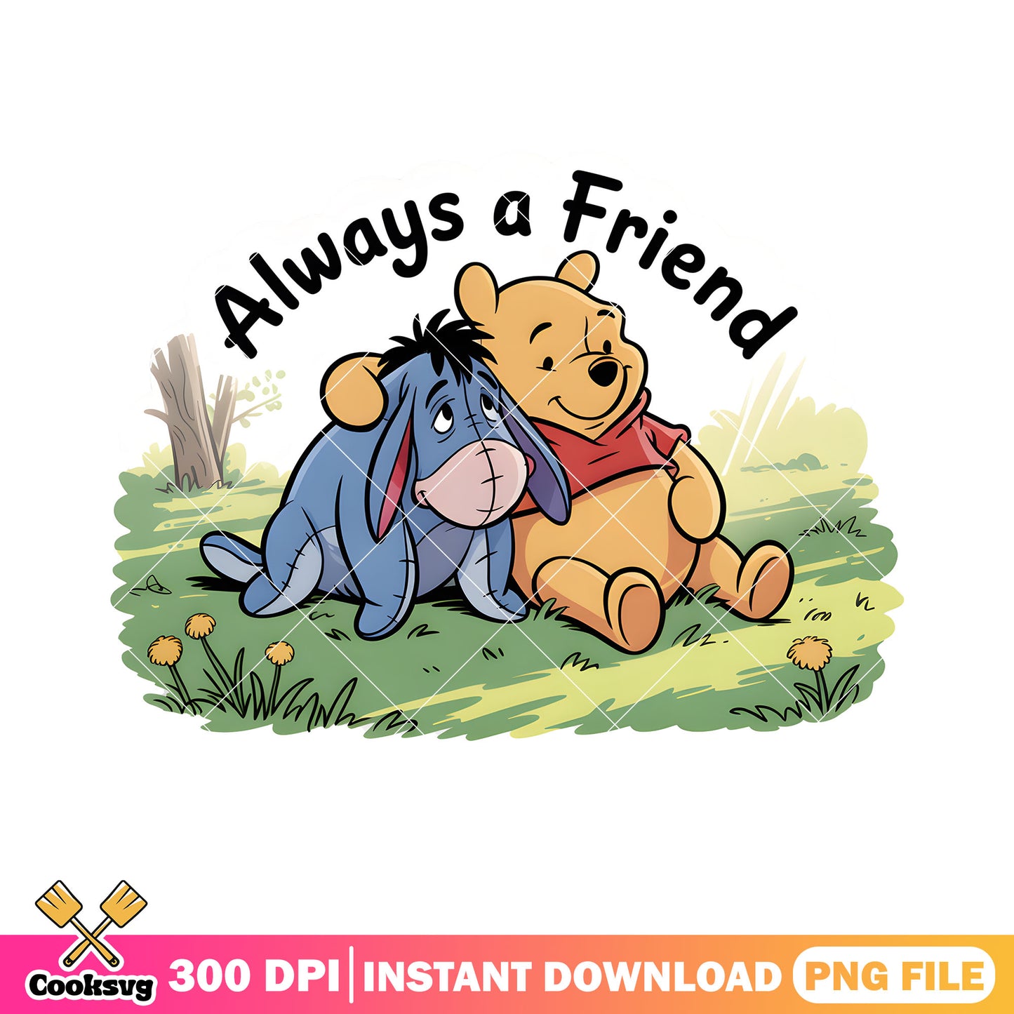 Friends aura pooh eeyore png, disney eeyore png, pooh friends png